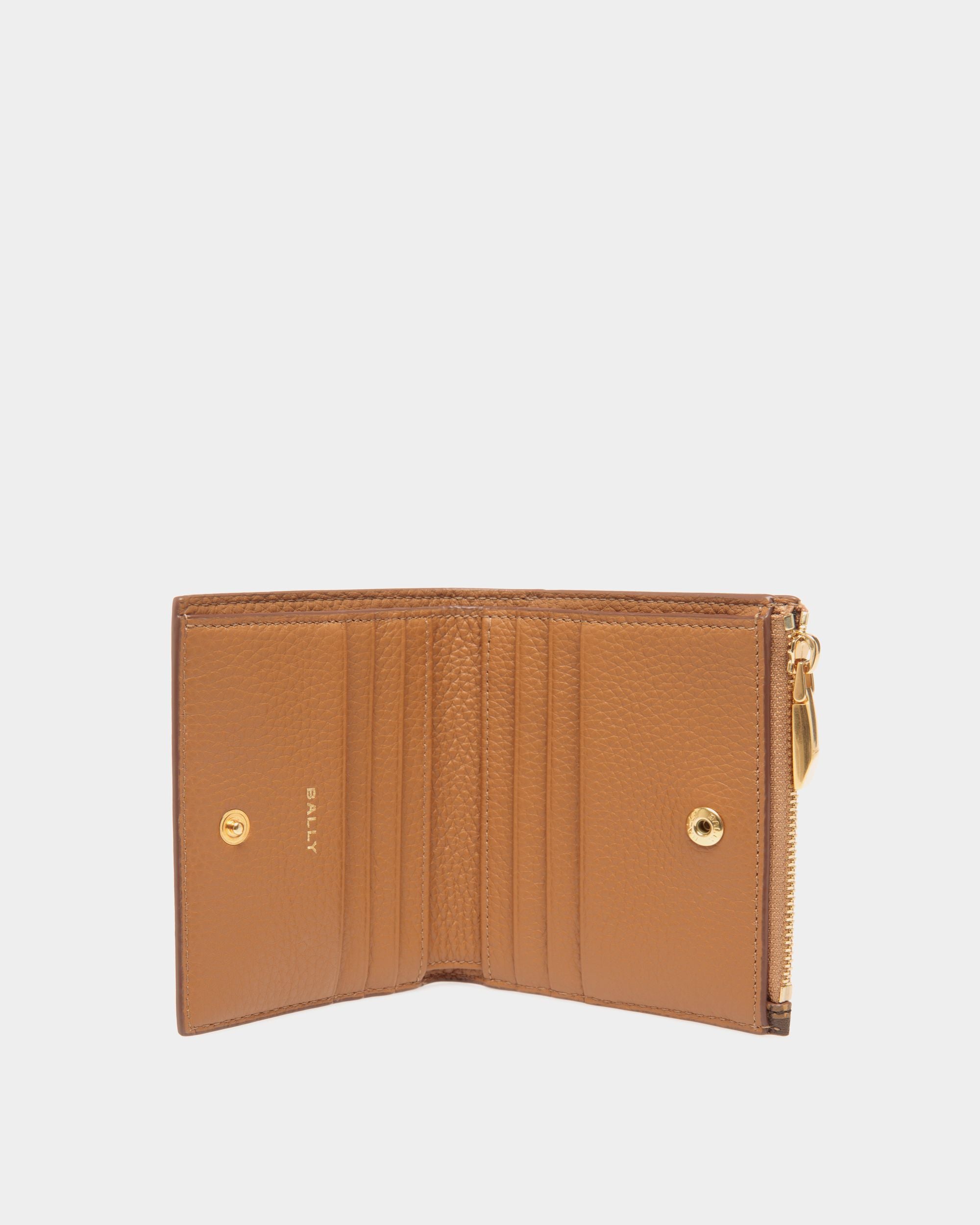 Pennant Wallet In Brown Synthetic - Men's - Bally - 03