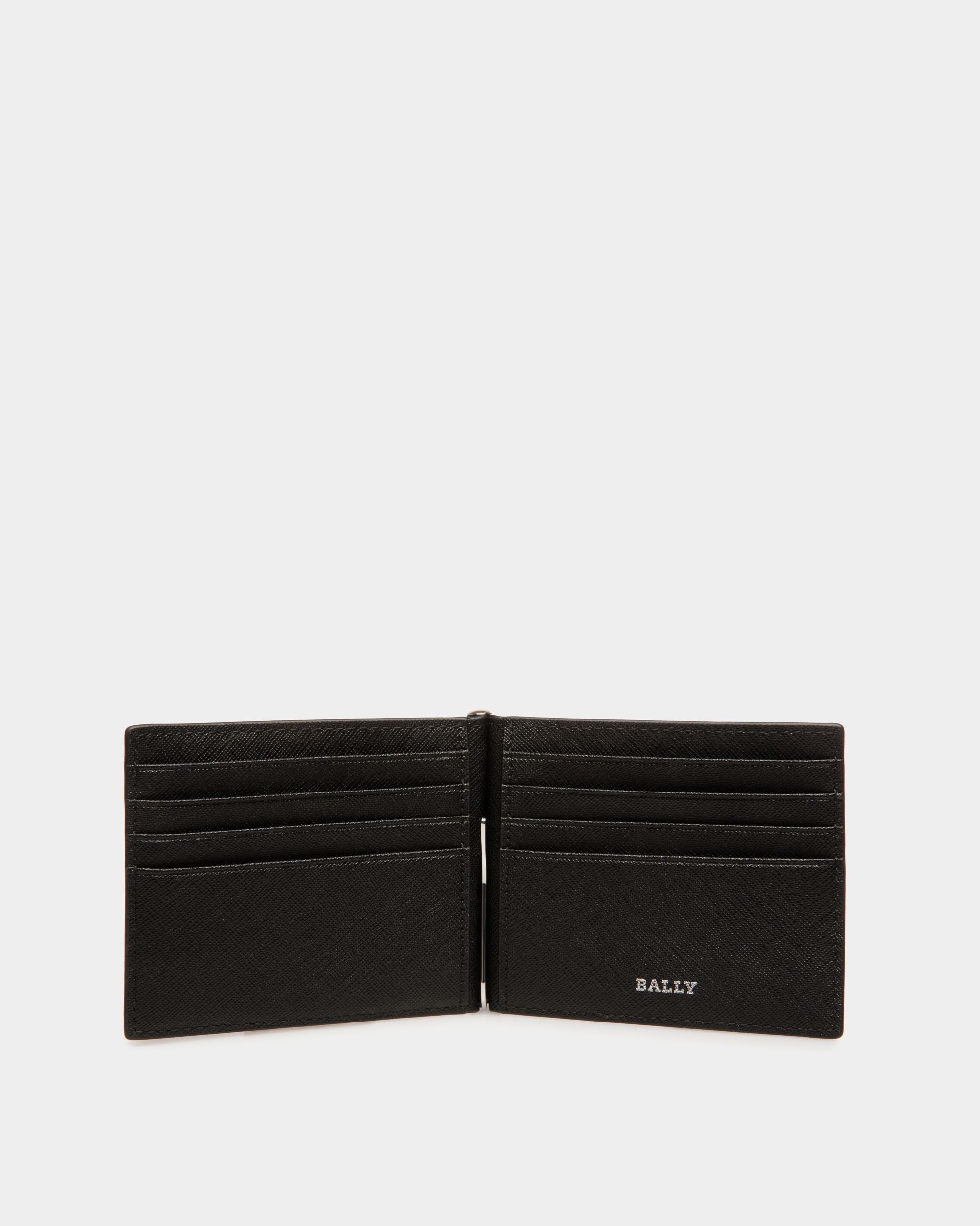 Wallet In Black Bovine Split - Hombre - Bally - 03