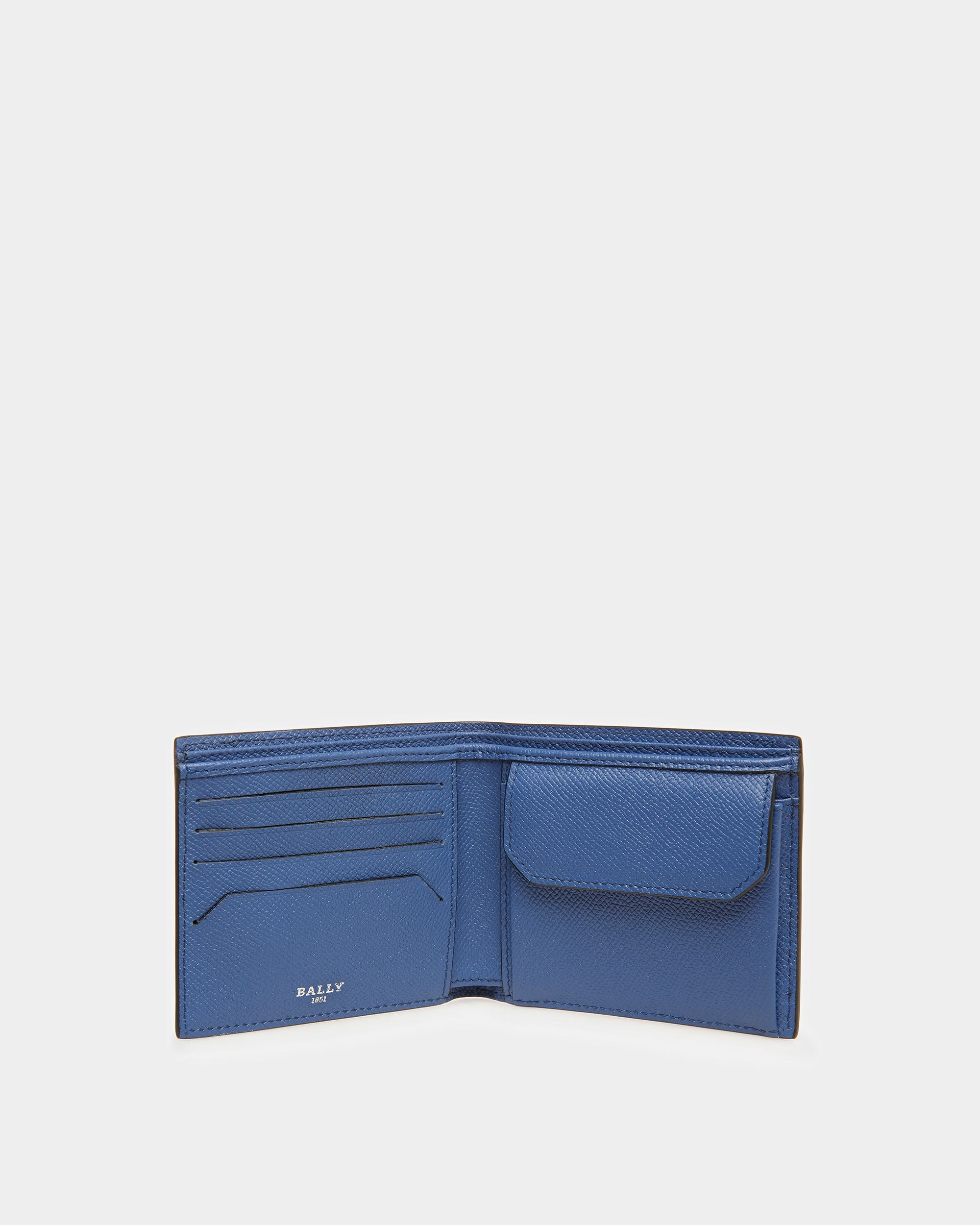Bribel Monedero De Piel En Negro Y Azul - Hombre - Bally - 02