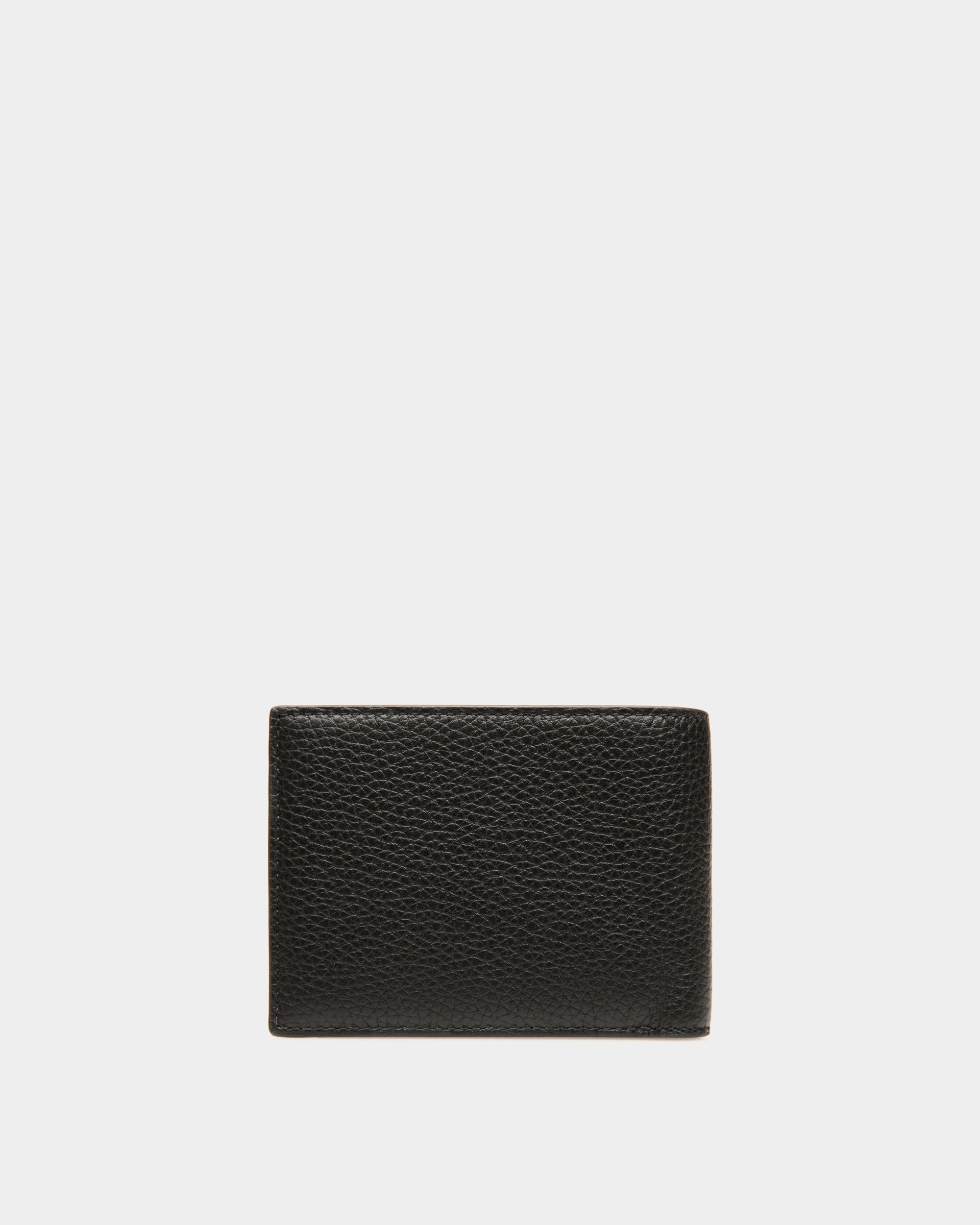 Ribbon Bifold In Black Leather - Men's - Bally - 02