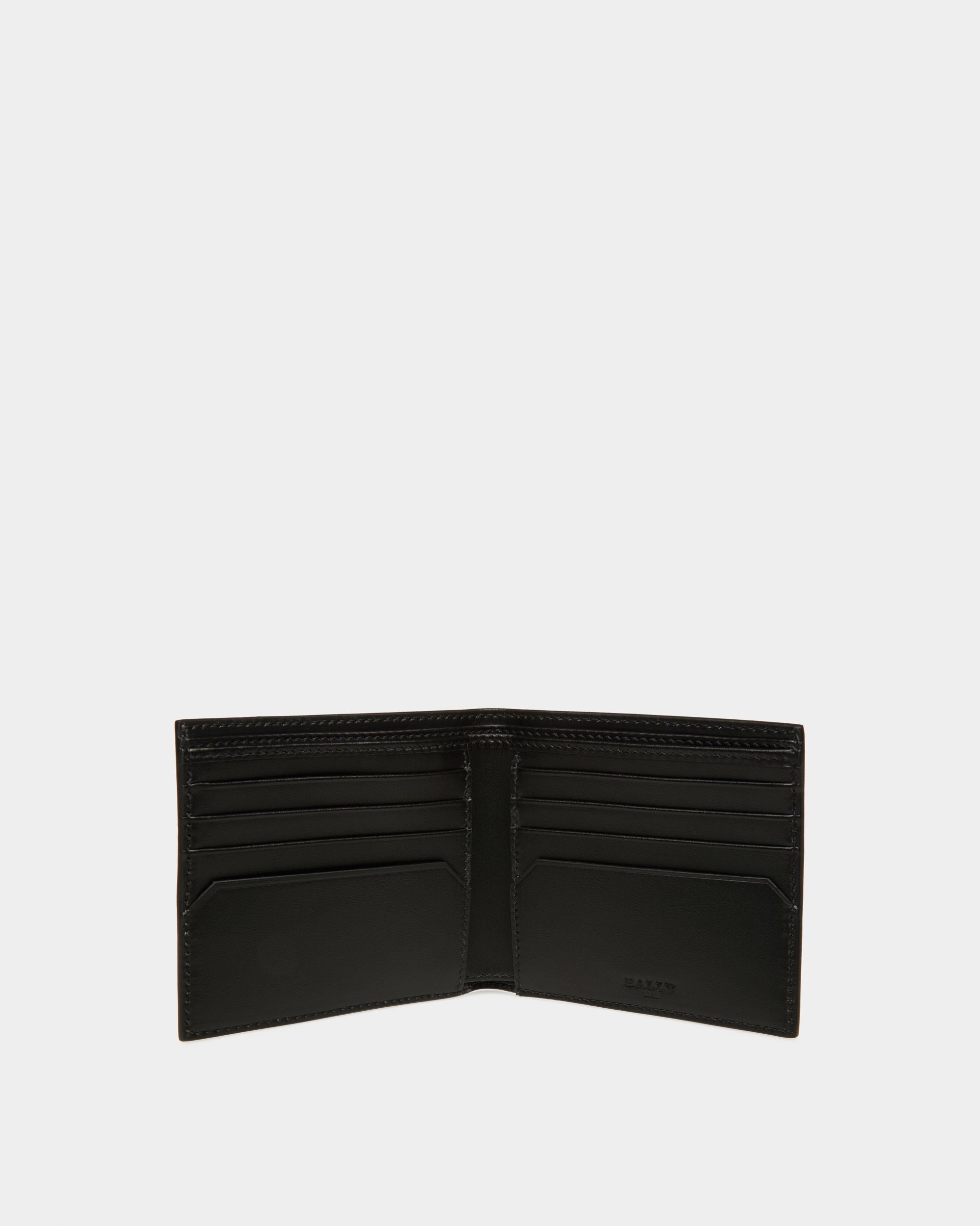 Brasai Leather Wallet In Black & Green - Men's - Bally - 03