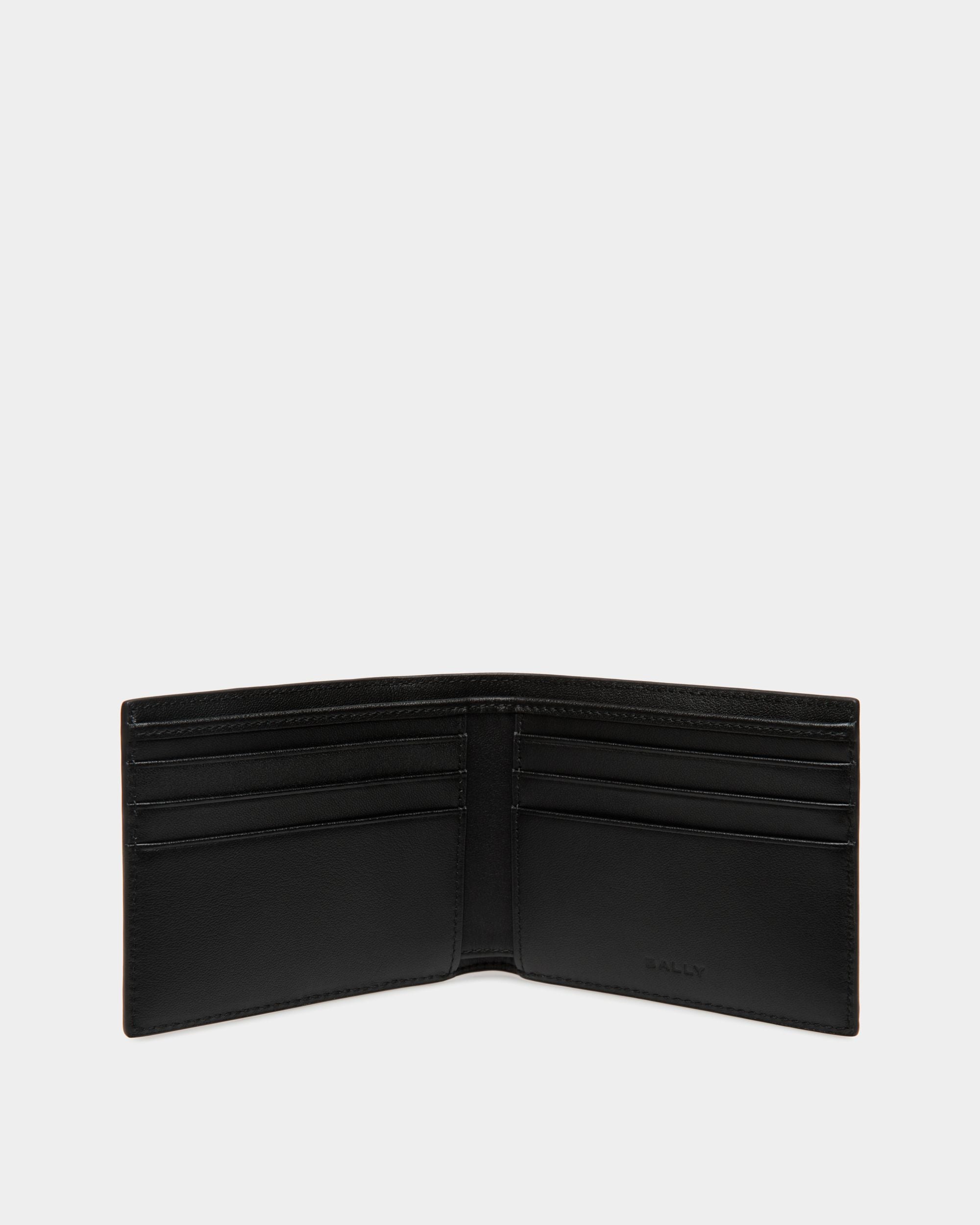 Mythos Bifold In Black Recycled Leather - Men's - Bally - 03