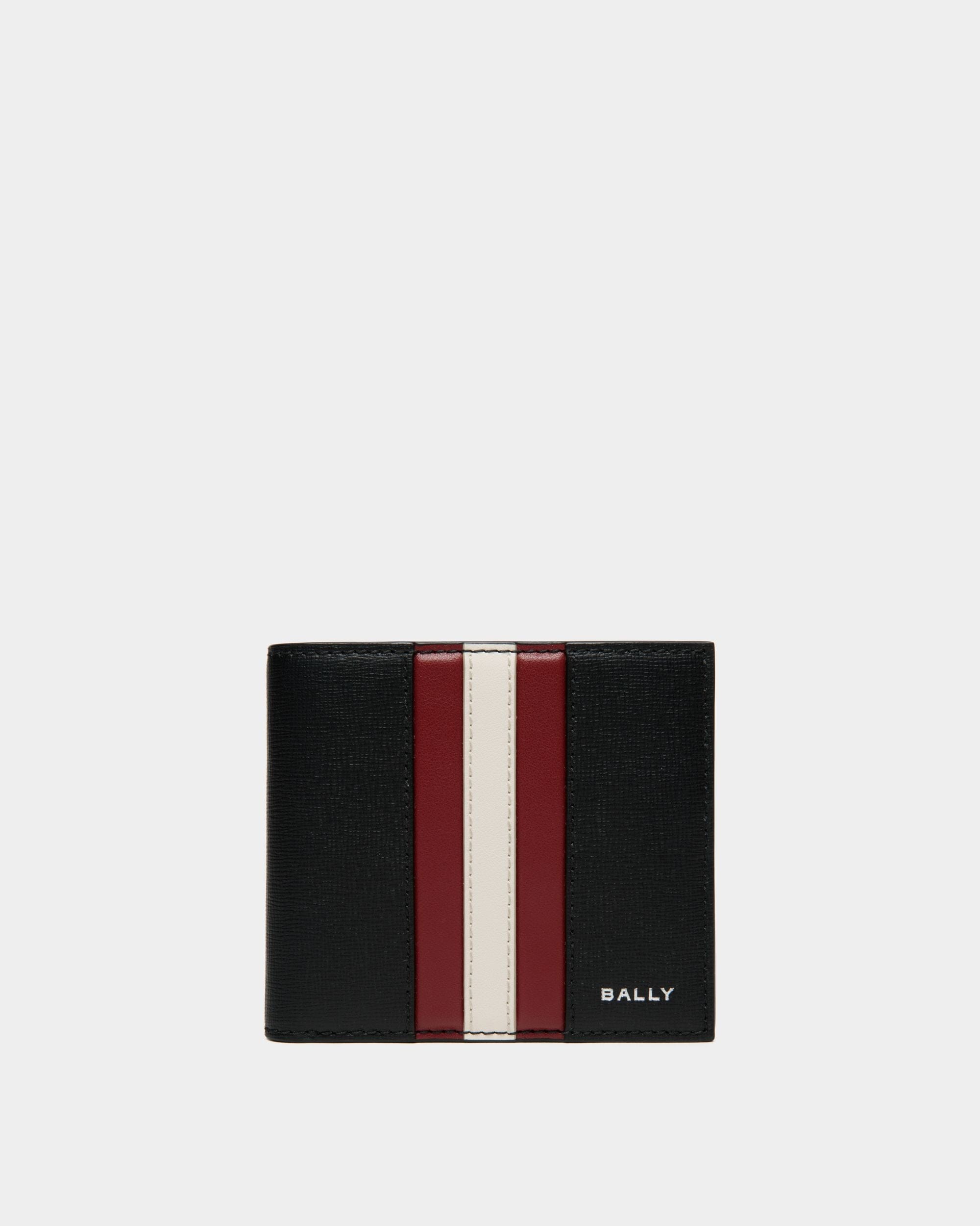 Mythos Bifold In Black Recycled Leather - Men's - Bally - 01