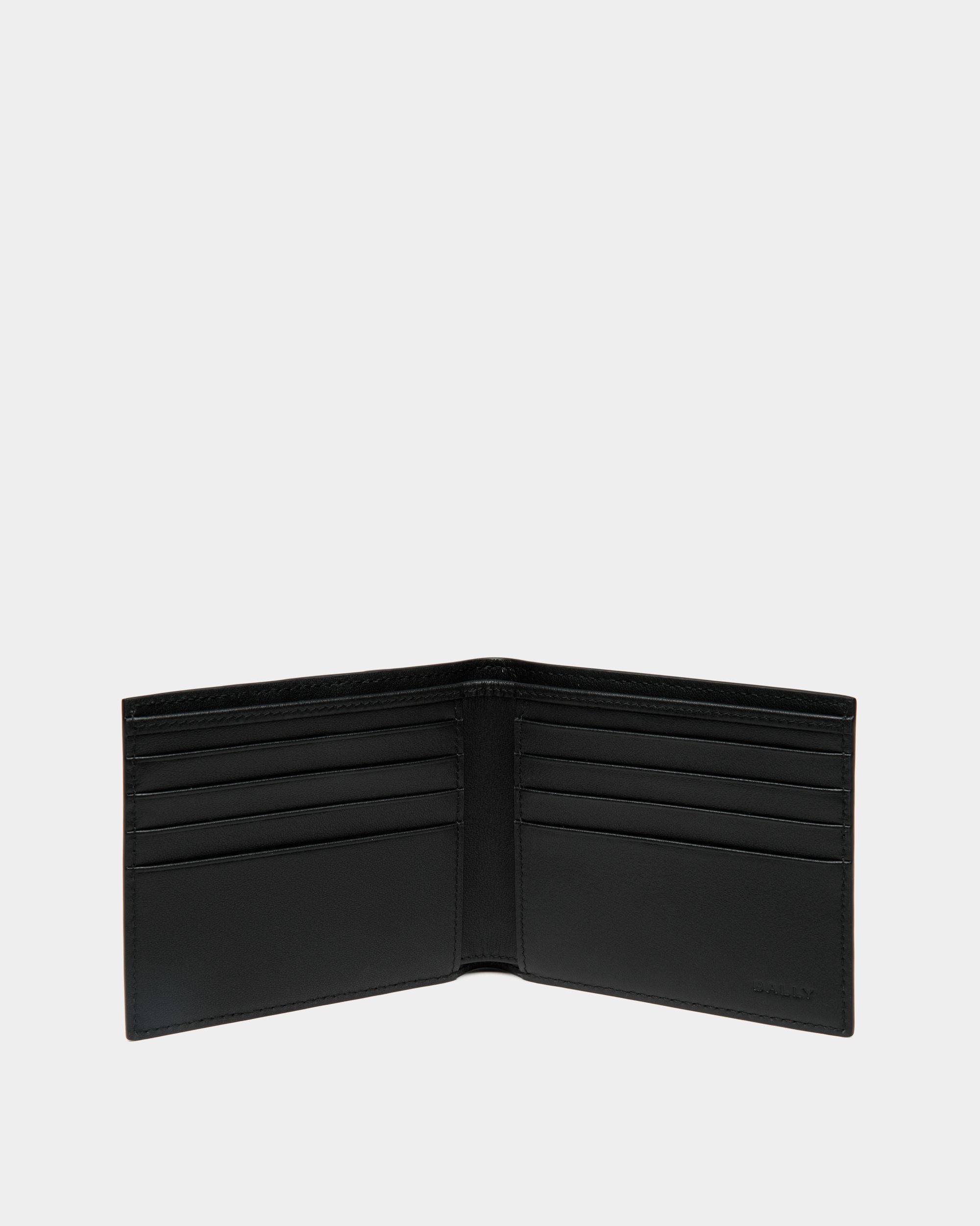 Mythos Bifold In Black Recycled Leather - Men's - Bally - 03