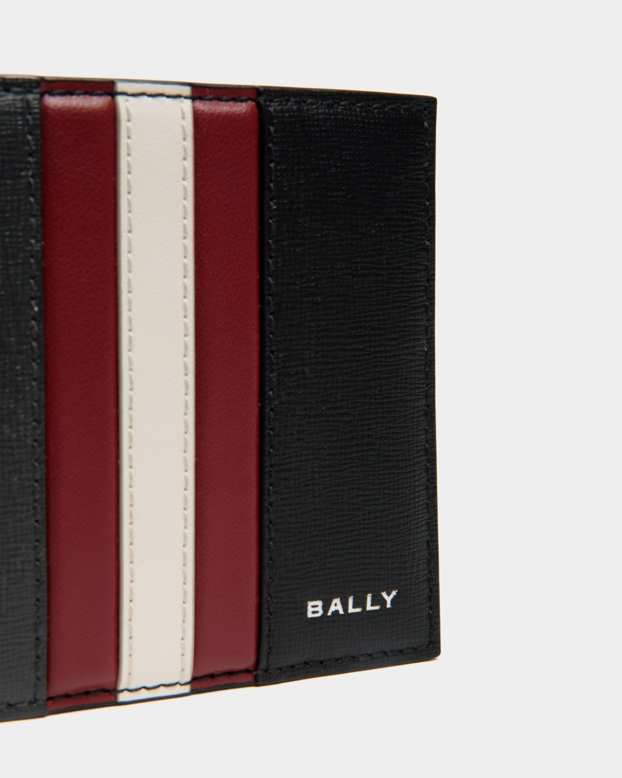 Mythos Bifold In Black Recycled Leather - Men's - Bally - 04