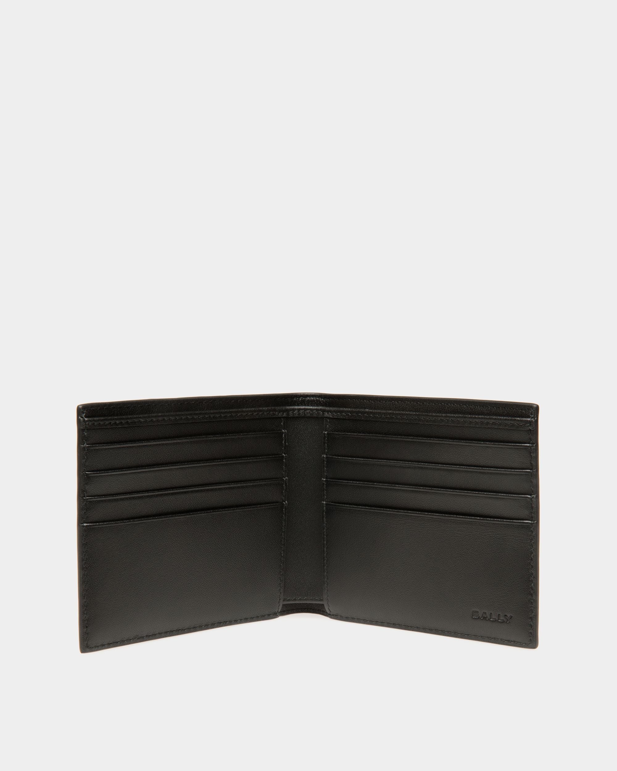 Mythos Bifold in Black Recycled Leather - Men's - Bally - 03