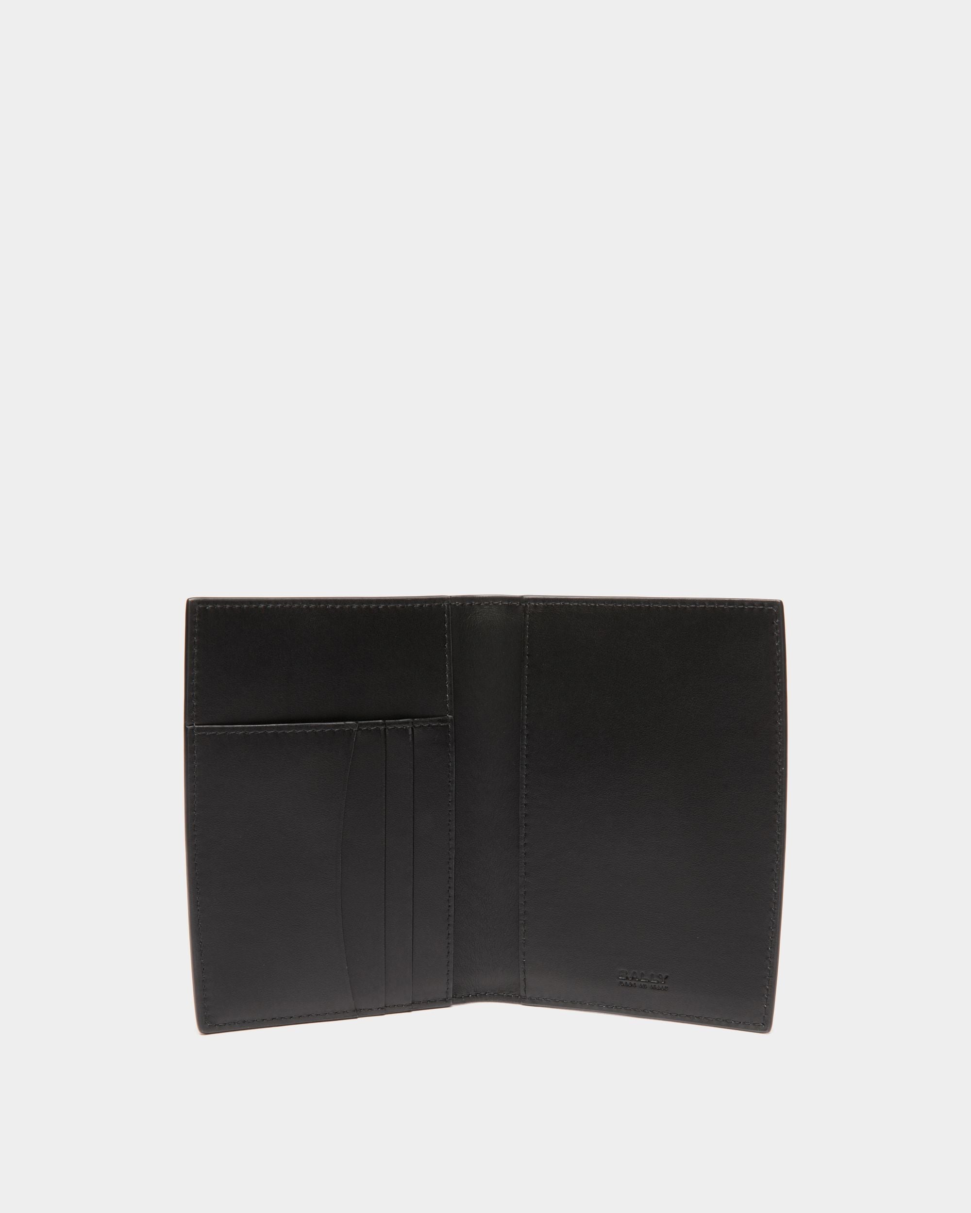 Funda Para Pasaporte Deco De Piel Negra - Hombre - Bally - 03