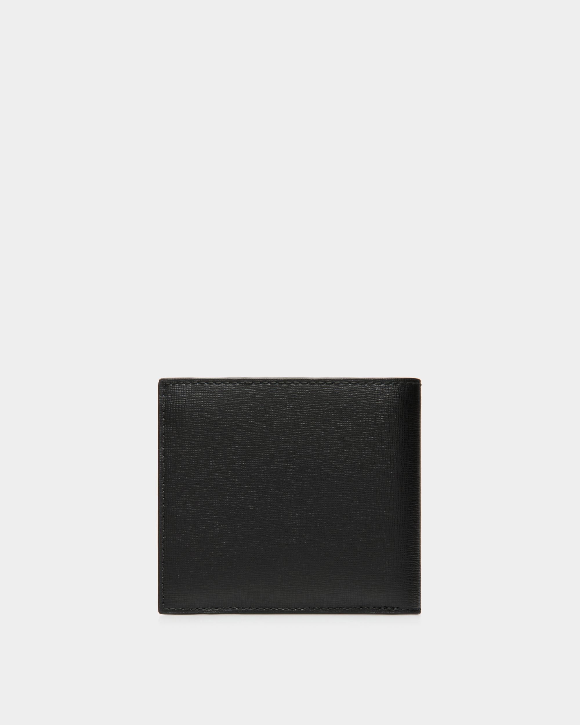 Cartera Plegable Mythos De Piel Reciclada Negra - Hombre - Bally - 02