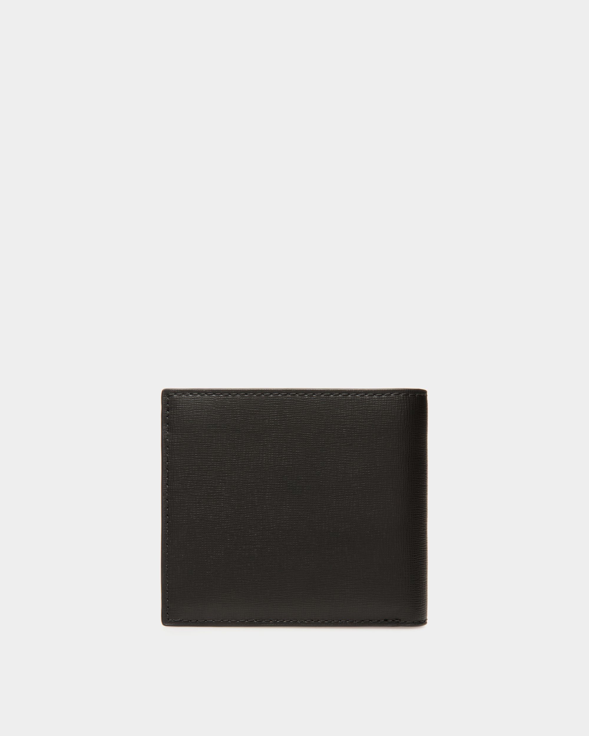 Cartera Plegable Mythos De Piel Reciclada Negra - Hombre - Bally - 02