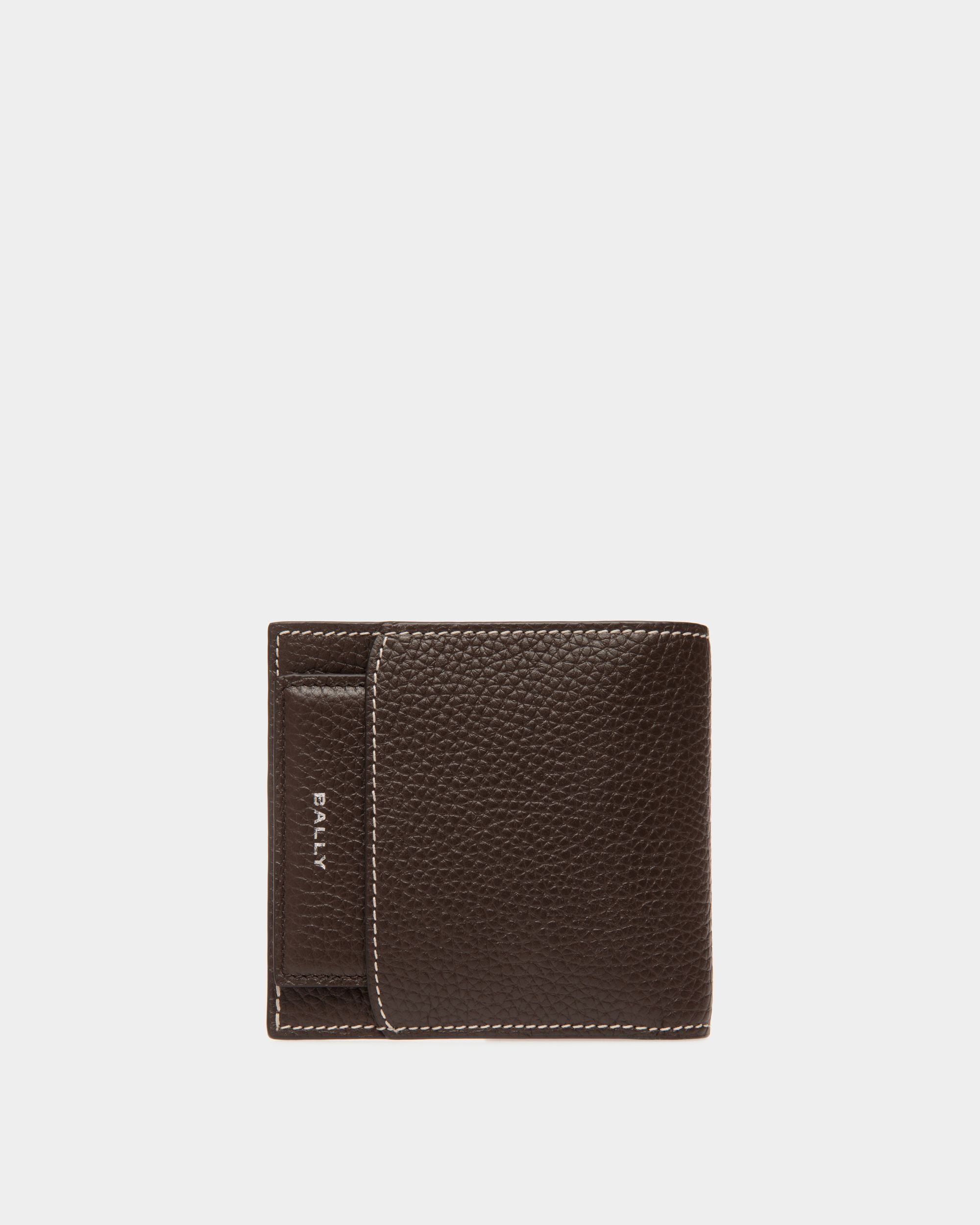 Cartera Plegable Oeden De Piel Ébano - Hombre - Bally - 02