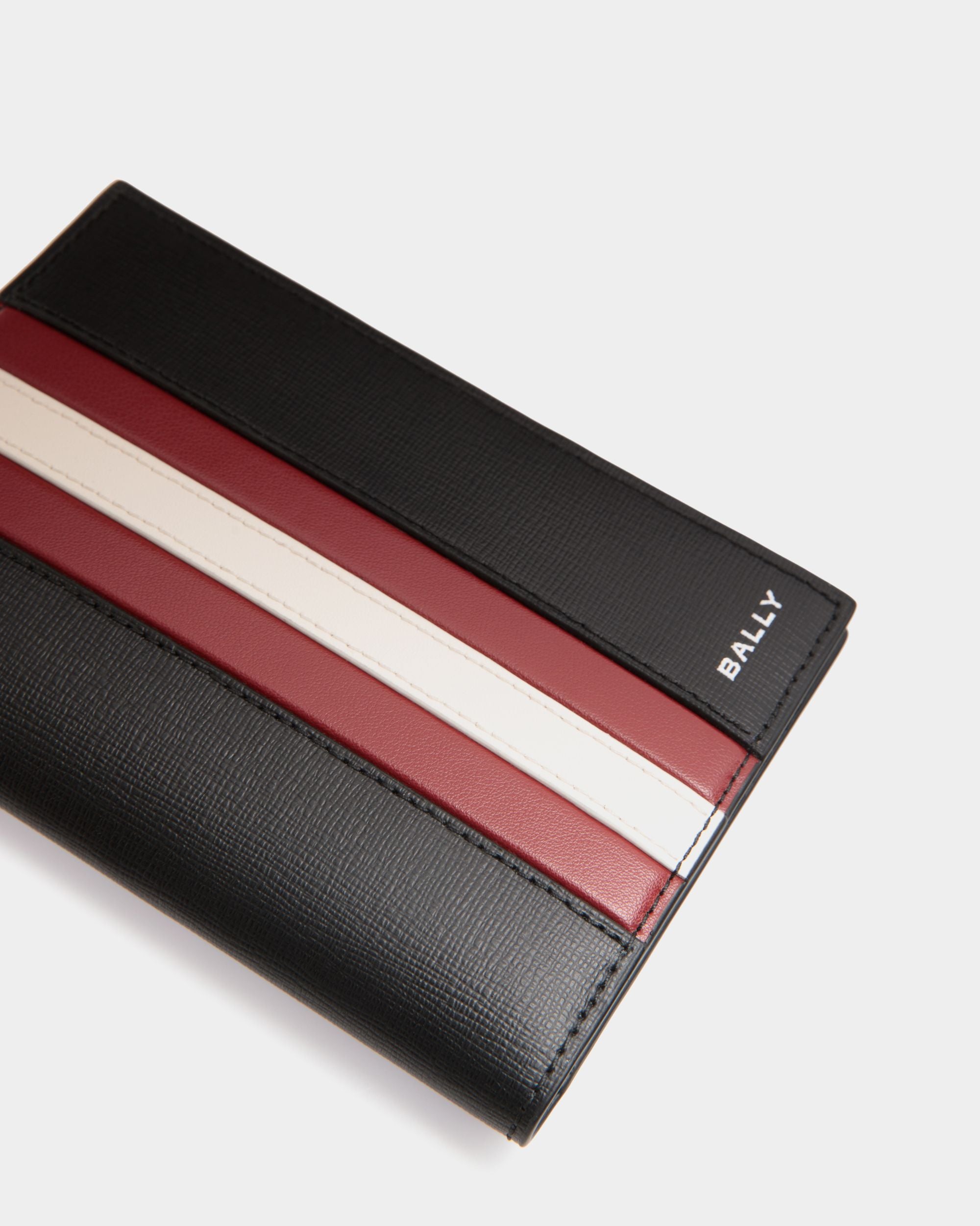 Funda Para Pasaporte Mythos De Piel Reciclada Negra - Hombre - Bally - 04