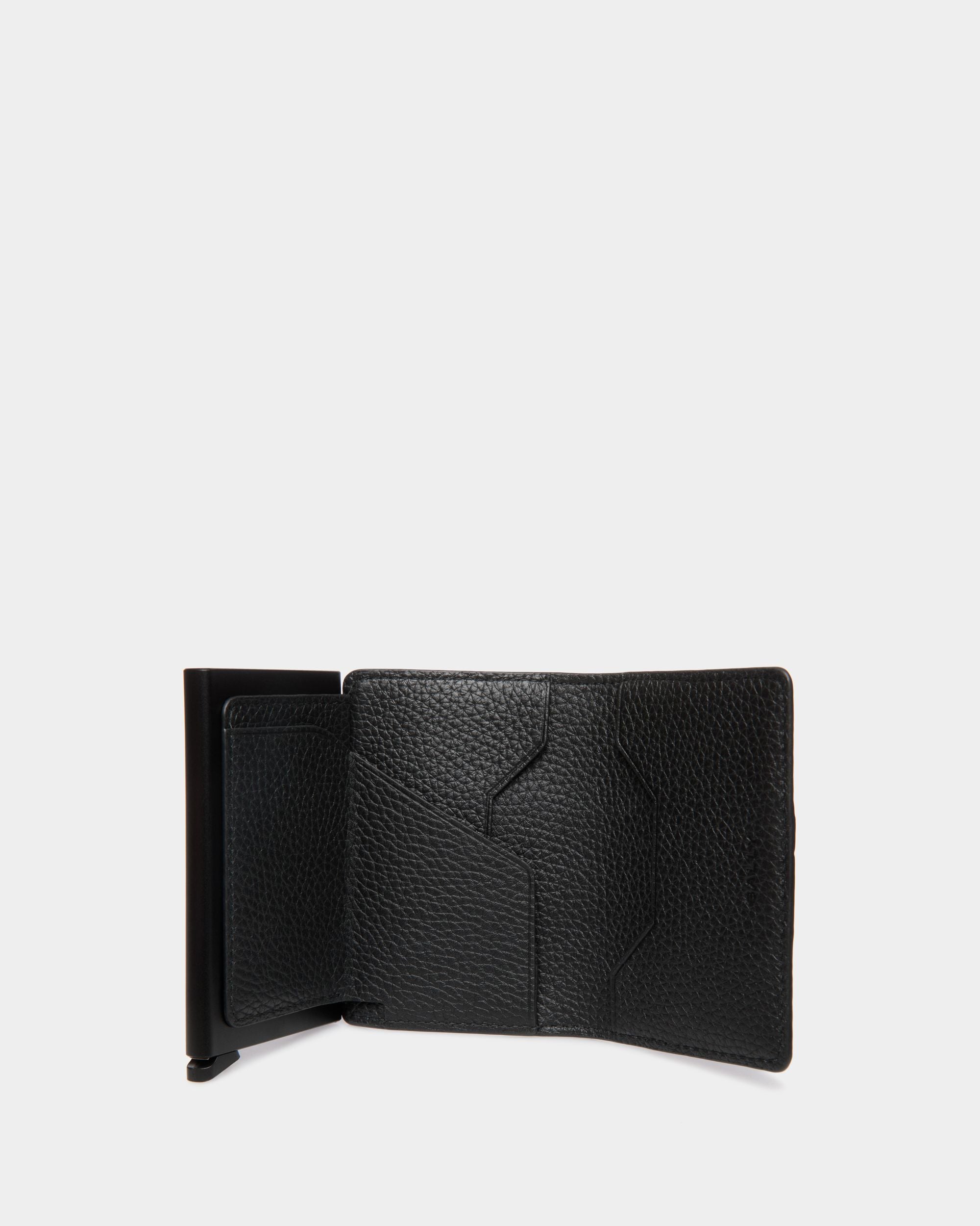 Cartera Smart Ribbon De Piel Negra - Hombre - Bally - 03