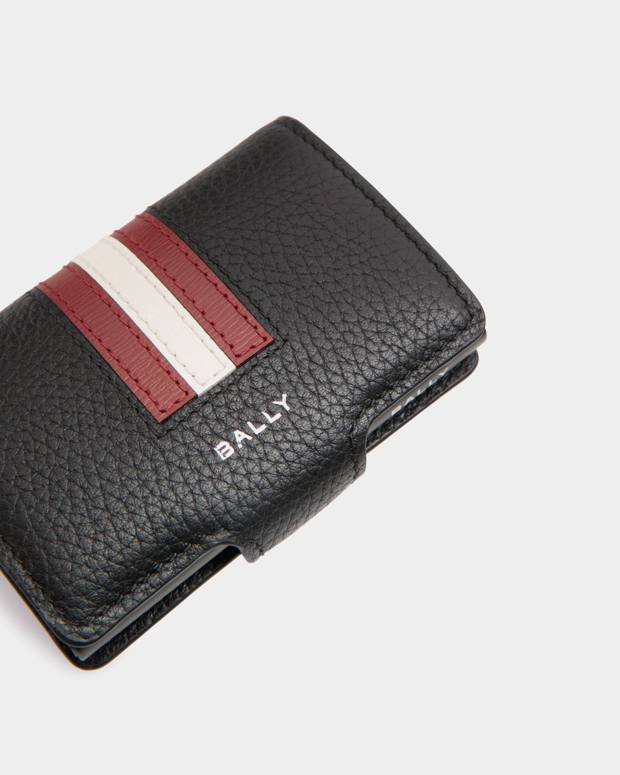 Cartera Smart Ribbon De Piel Negra - Hombre - Bally - 04