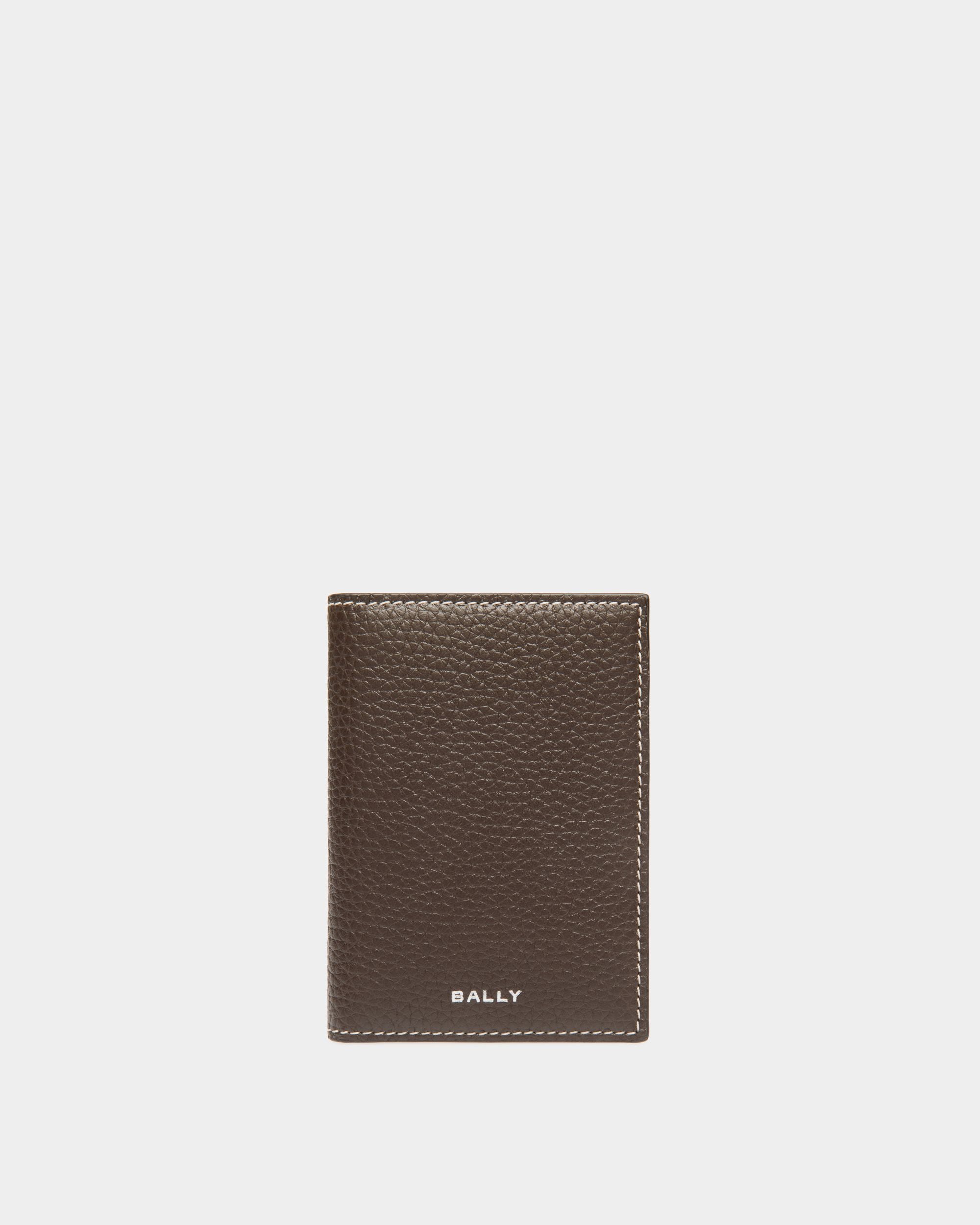 Oeden Bifold in Ebano Leather - Hombre - Bally - 01