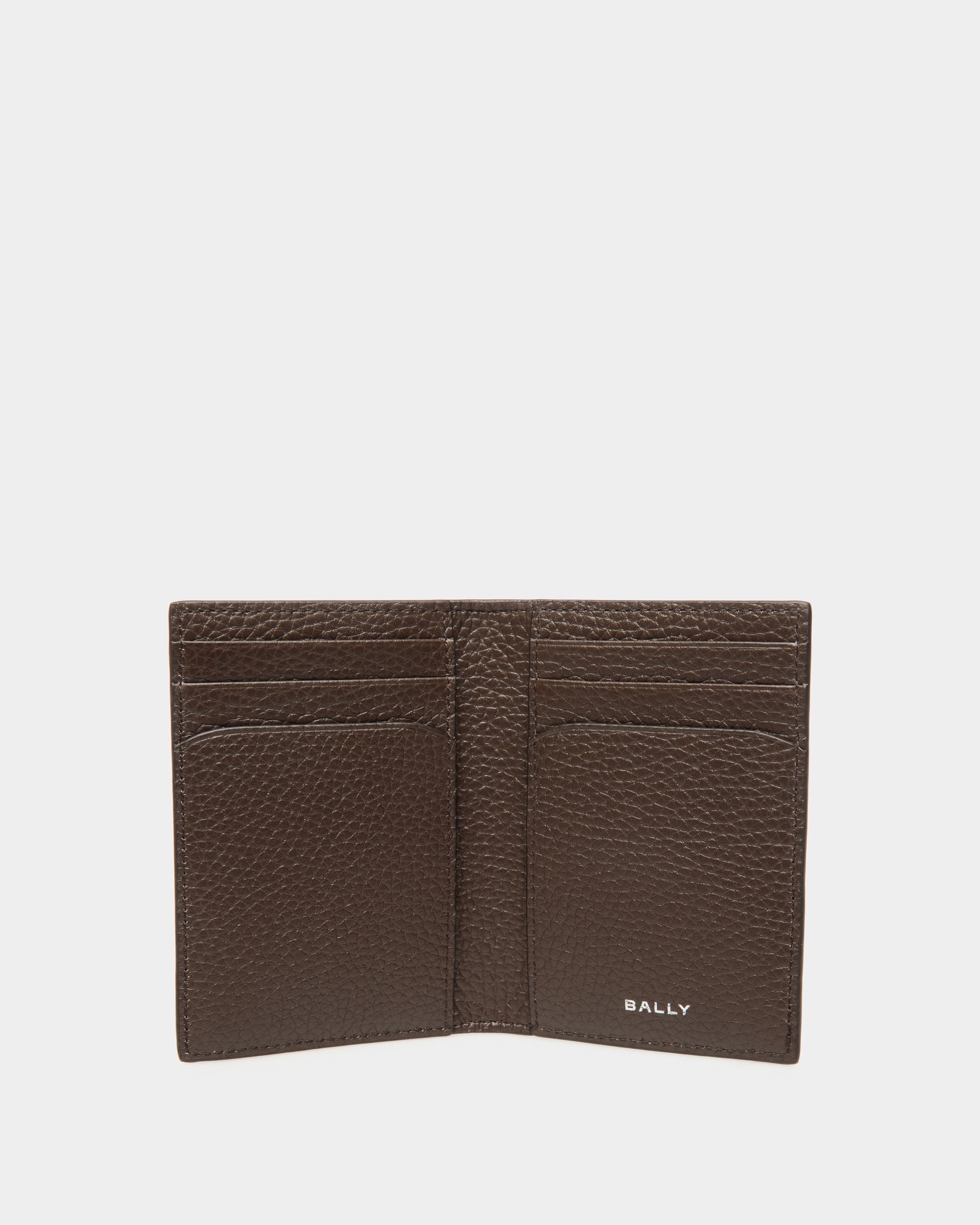 Oeden Bifold in Ebano Leather - Hombre - Bally - 03