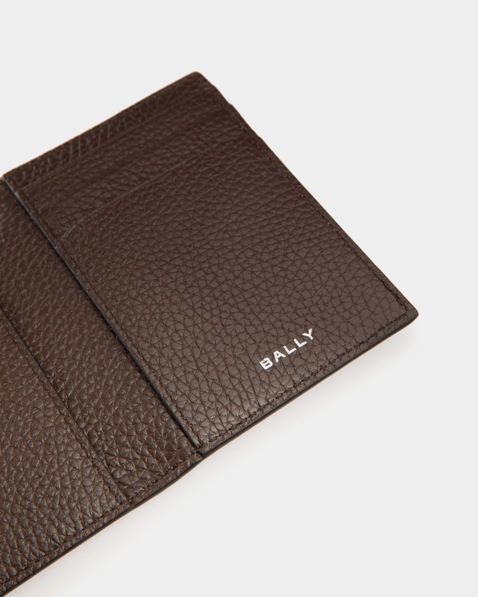 Oeden Bifold in Ebano Leather - Hombre - Bally - 04