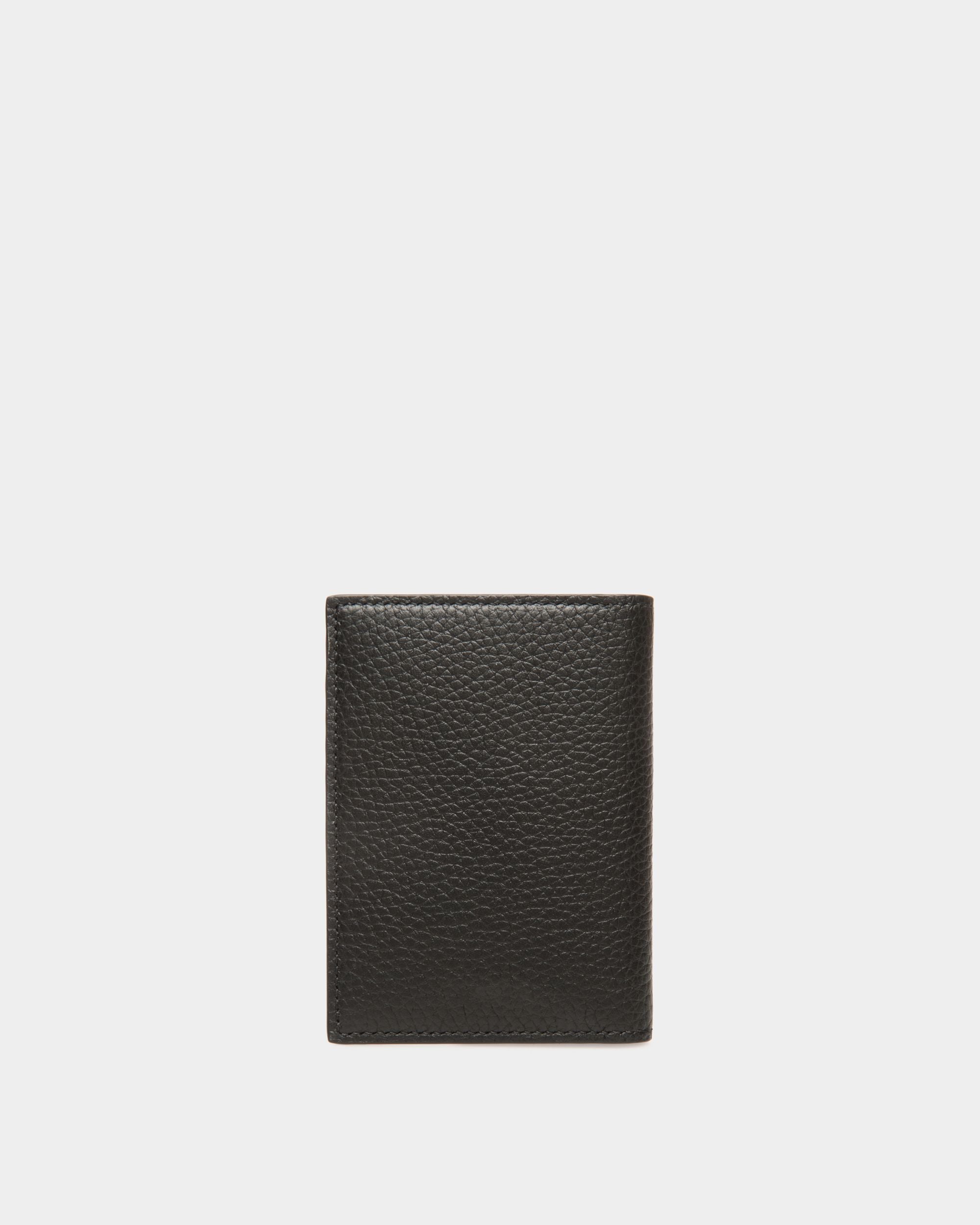 Oeden Bifold Wallet in Black Leather - Men's - Bally - 02