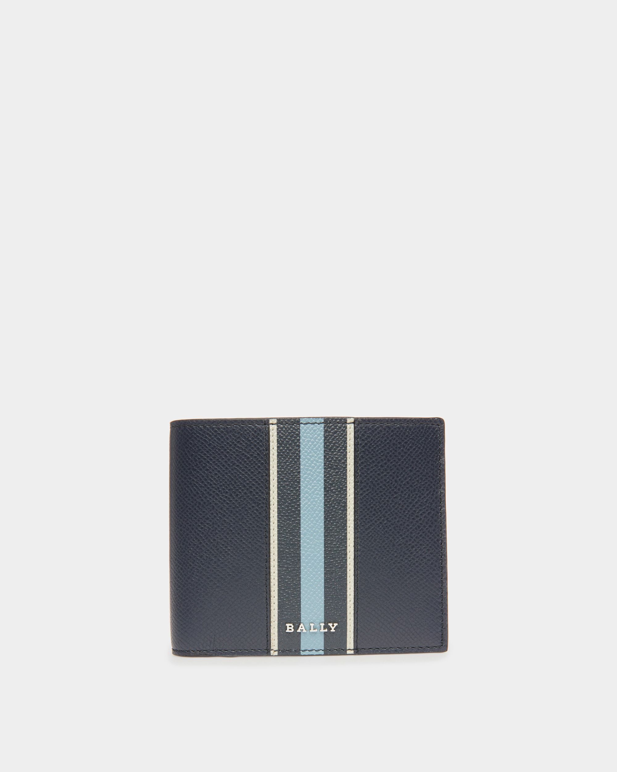 Bribel Leather Coin Wallet In Light Beige - Men's - Bally - 01