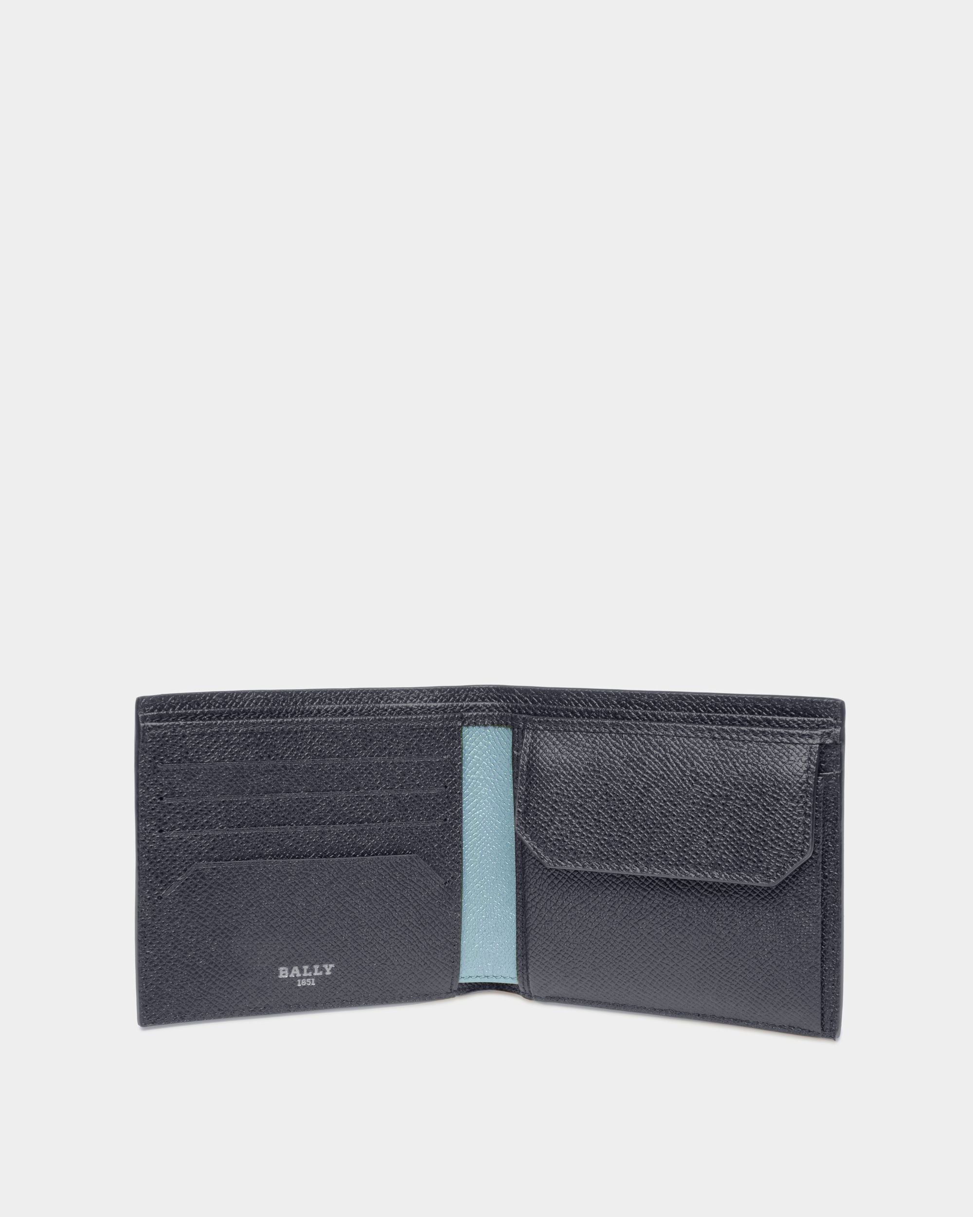 Bribel Leather Coin Wallet In Light Beige - Men's - Bally - 03