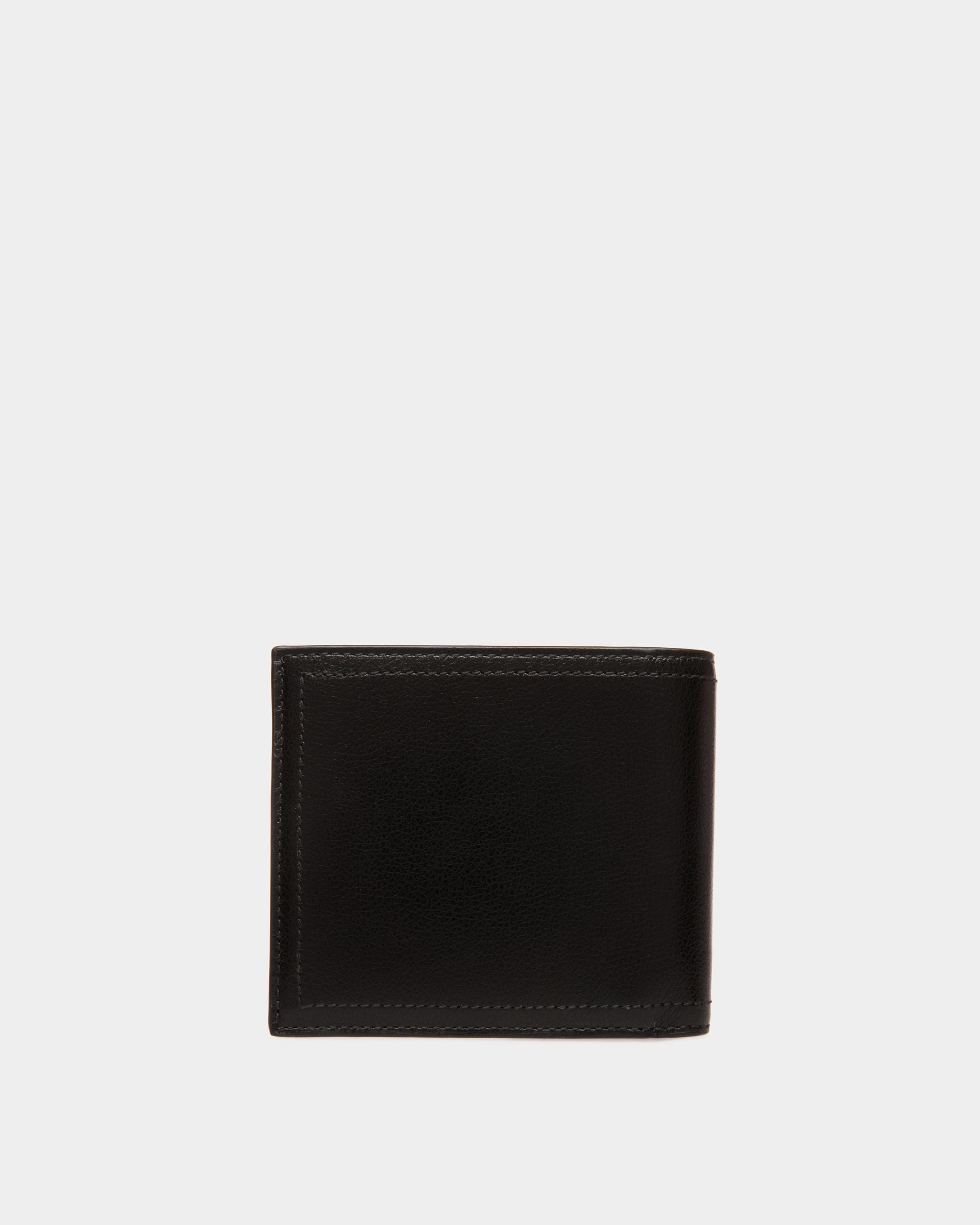 Ray Bifold in Black Leather - Men's - Bally - 02
