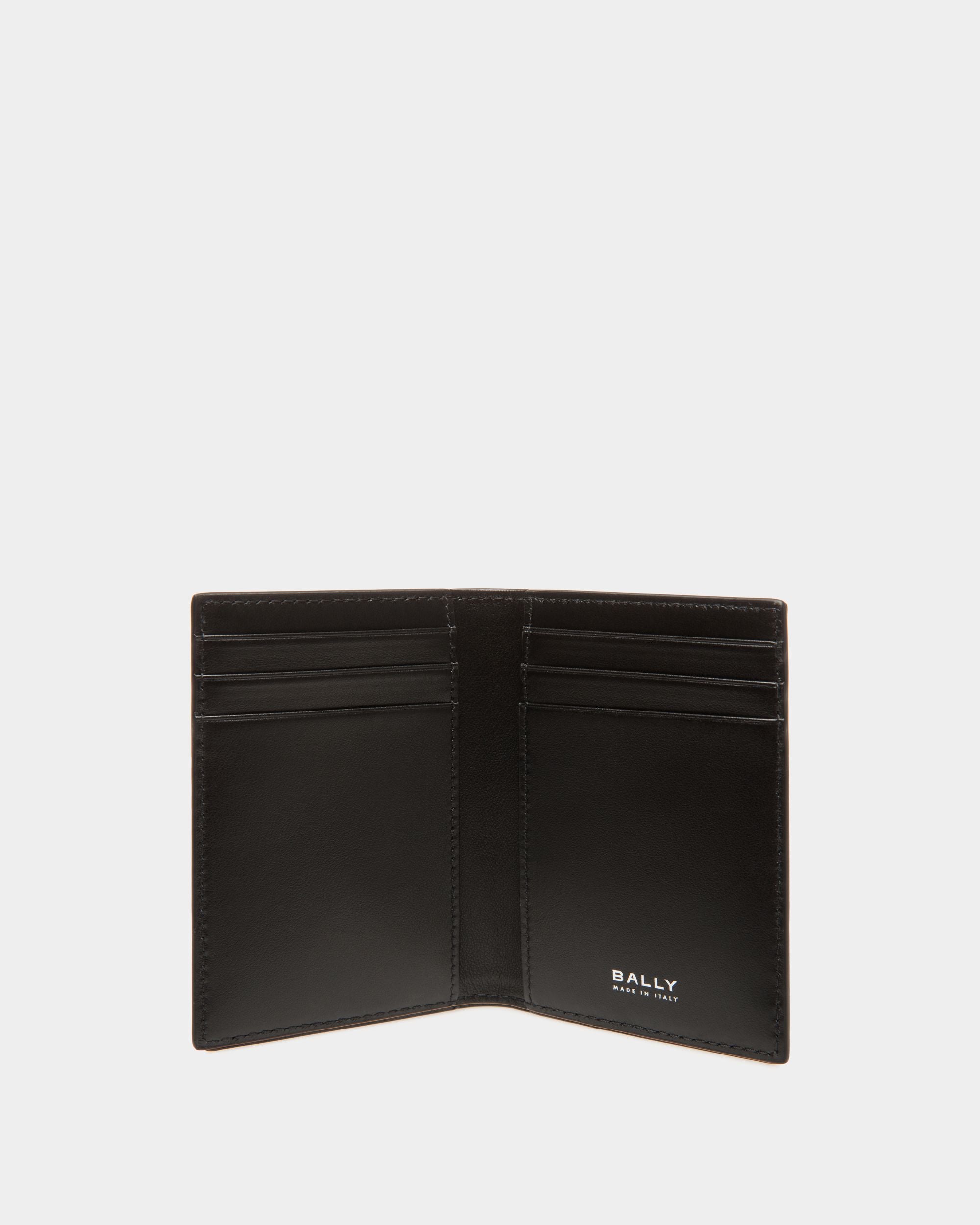 Ray Wallet in Black Leather - Hombre - Bally - 03