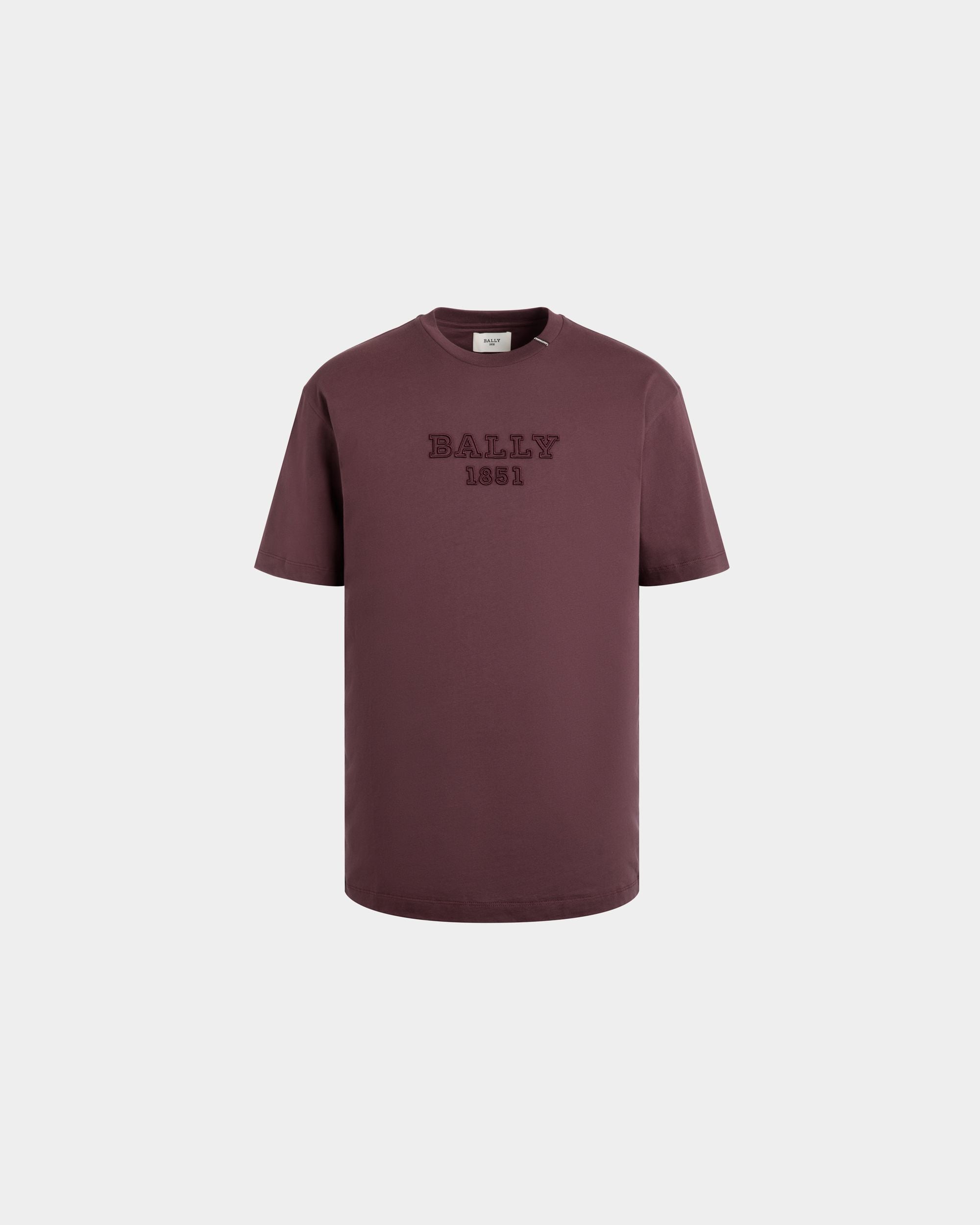 T-Shirt In Orange Cotton - Men's - Bally - 01