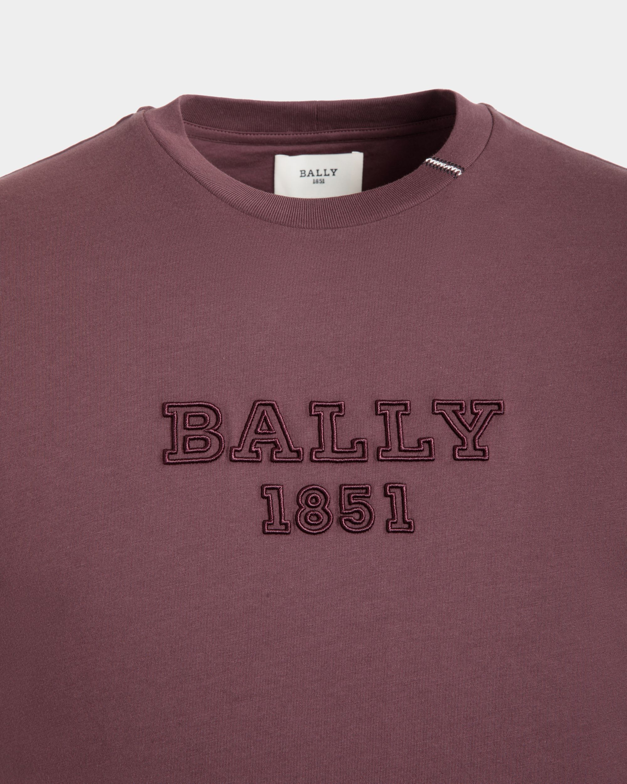 T-Shirt In Orange Cotton - Men's - Bally - 02