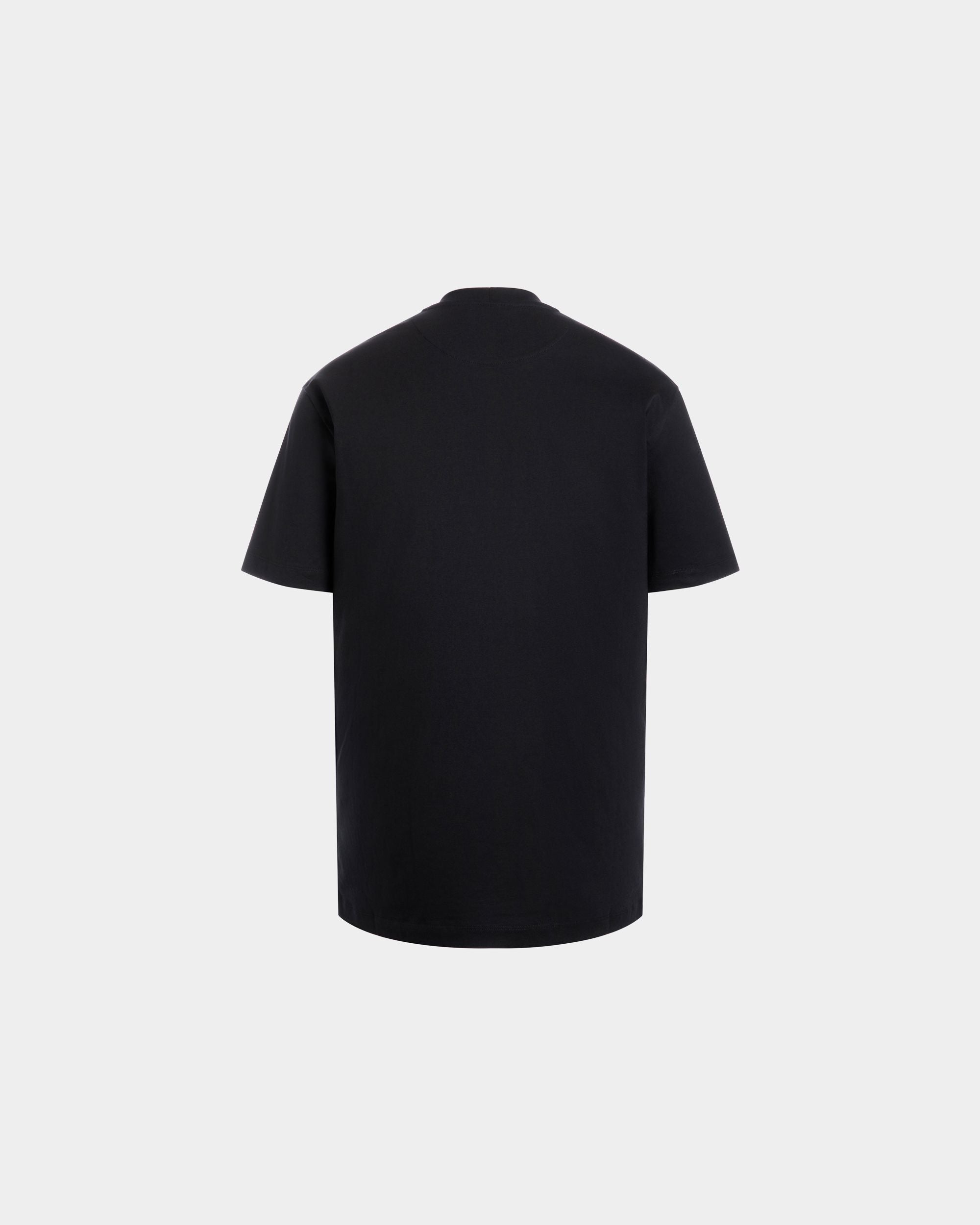 T-Shirt In Black Cotton - Men's - Bally - 03