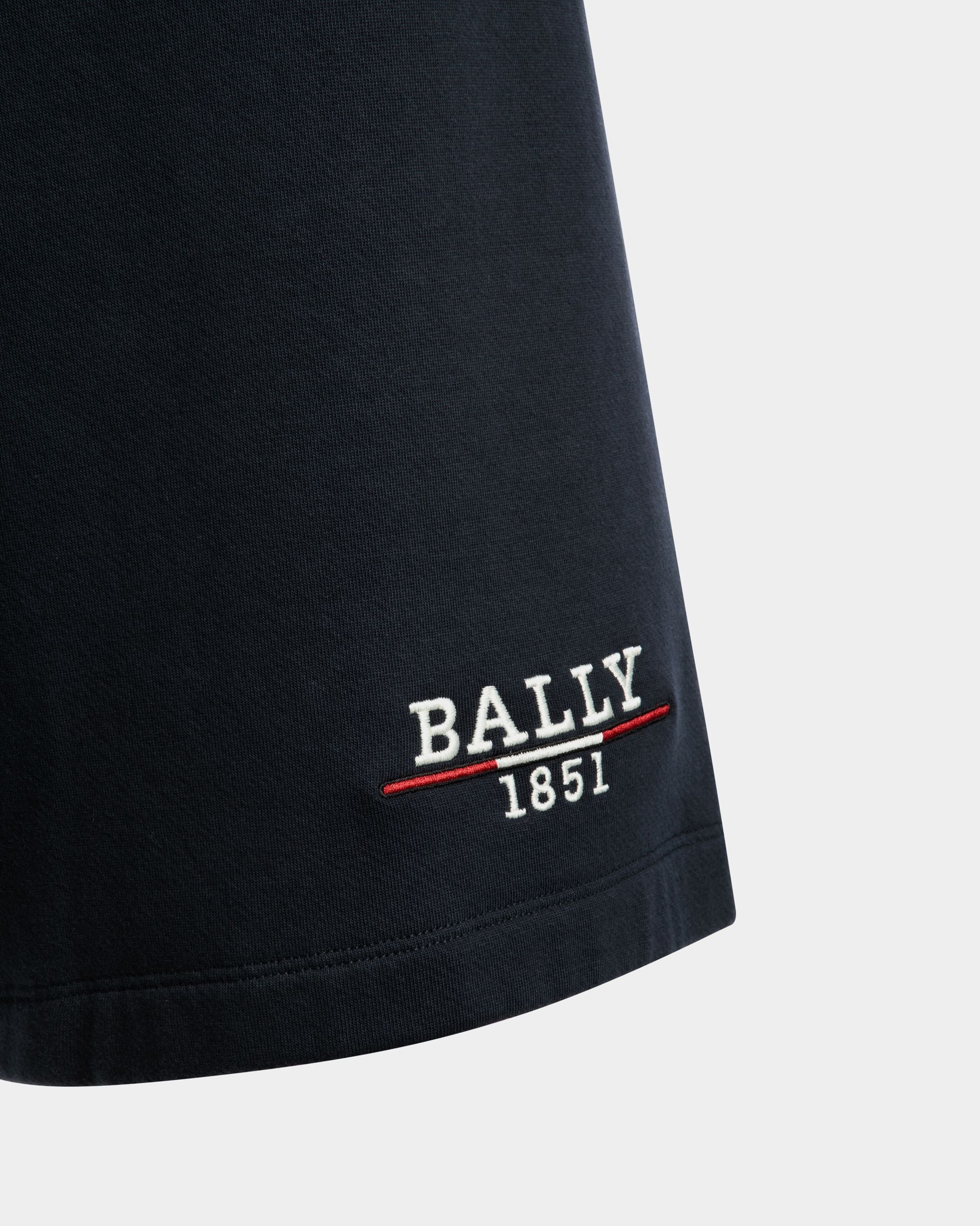 Sweatpant In Blue Mix Cotton - Men's - Bally - 02