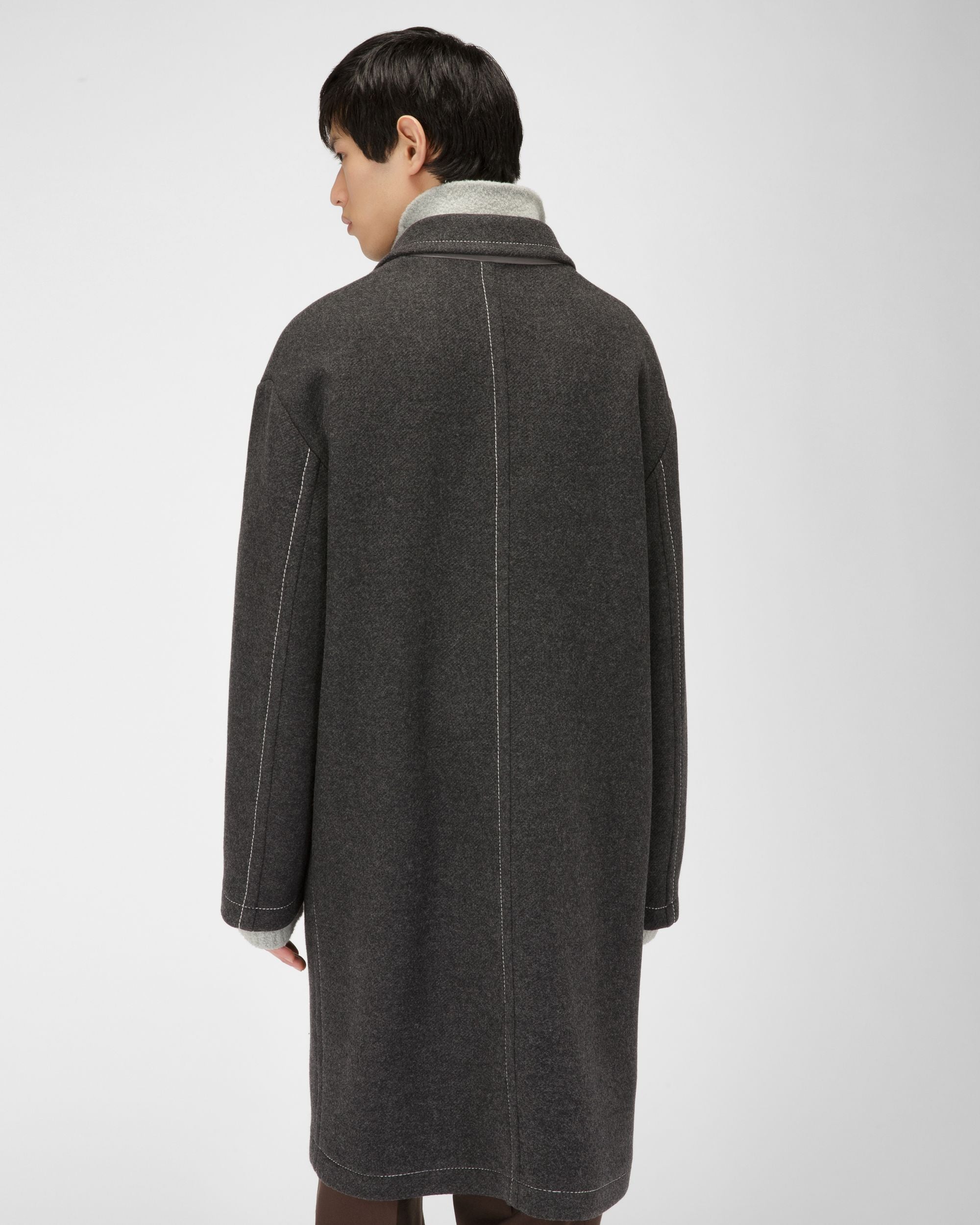 Abrigo Con Bolsillo En Cuero - Hombre - Bally - 03
