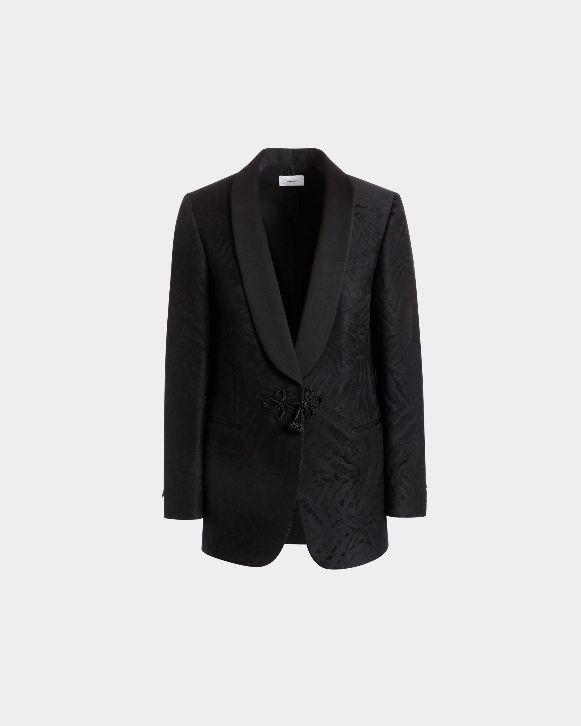 Chaqueta De Algodón Y Lana Negra - Hombre - Bally - 01