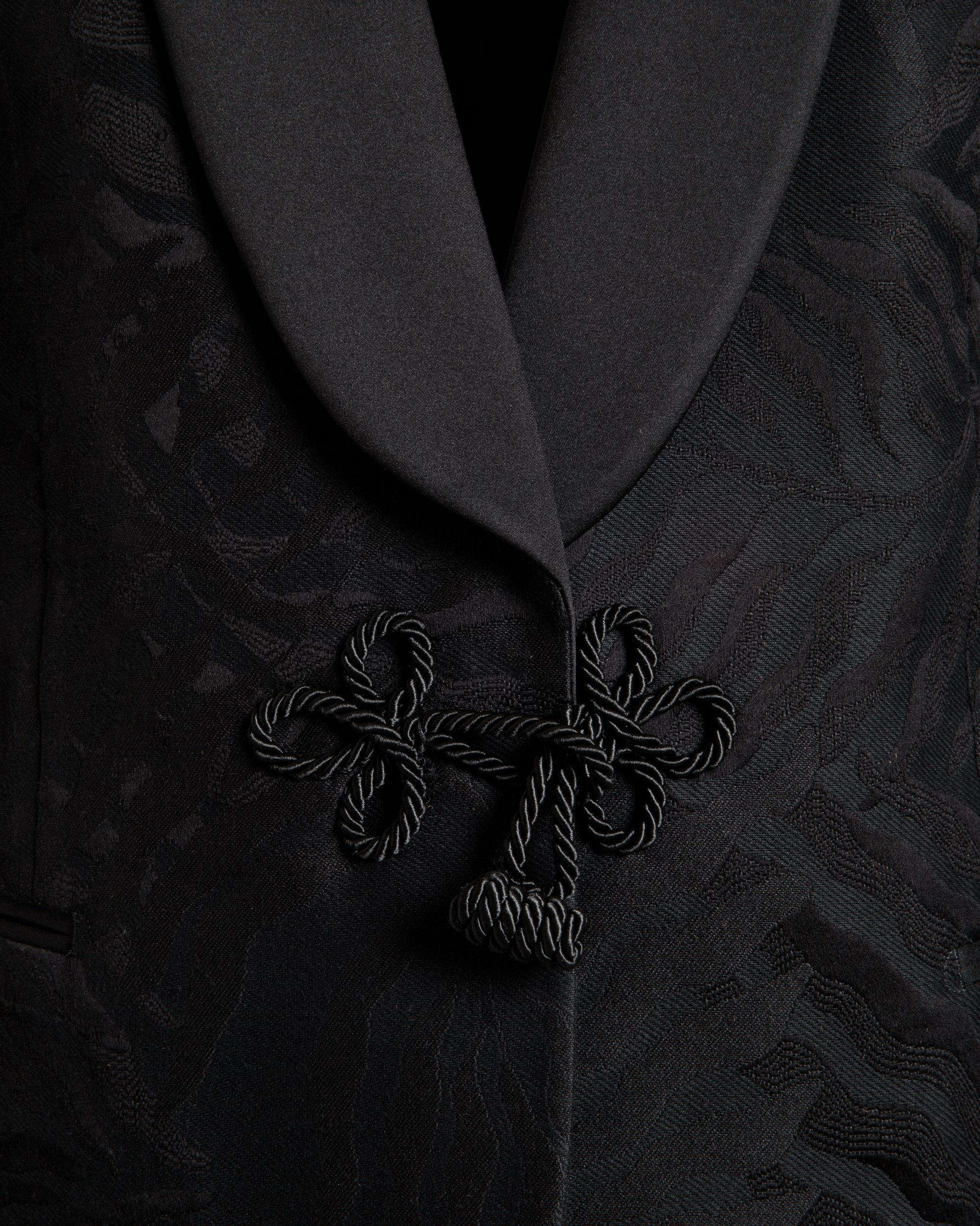 Chaqueta De Algodón Y Lana Negra - Hombre - Bally - 02