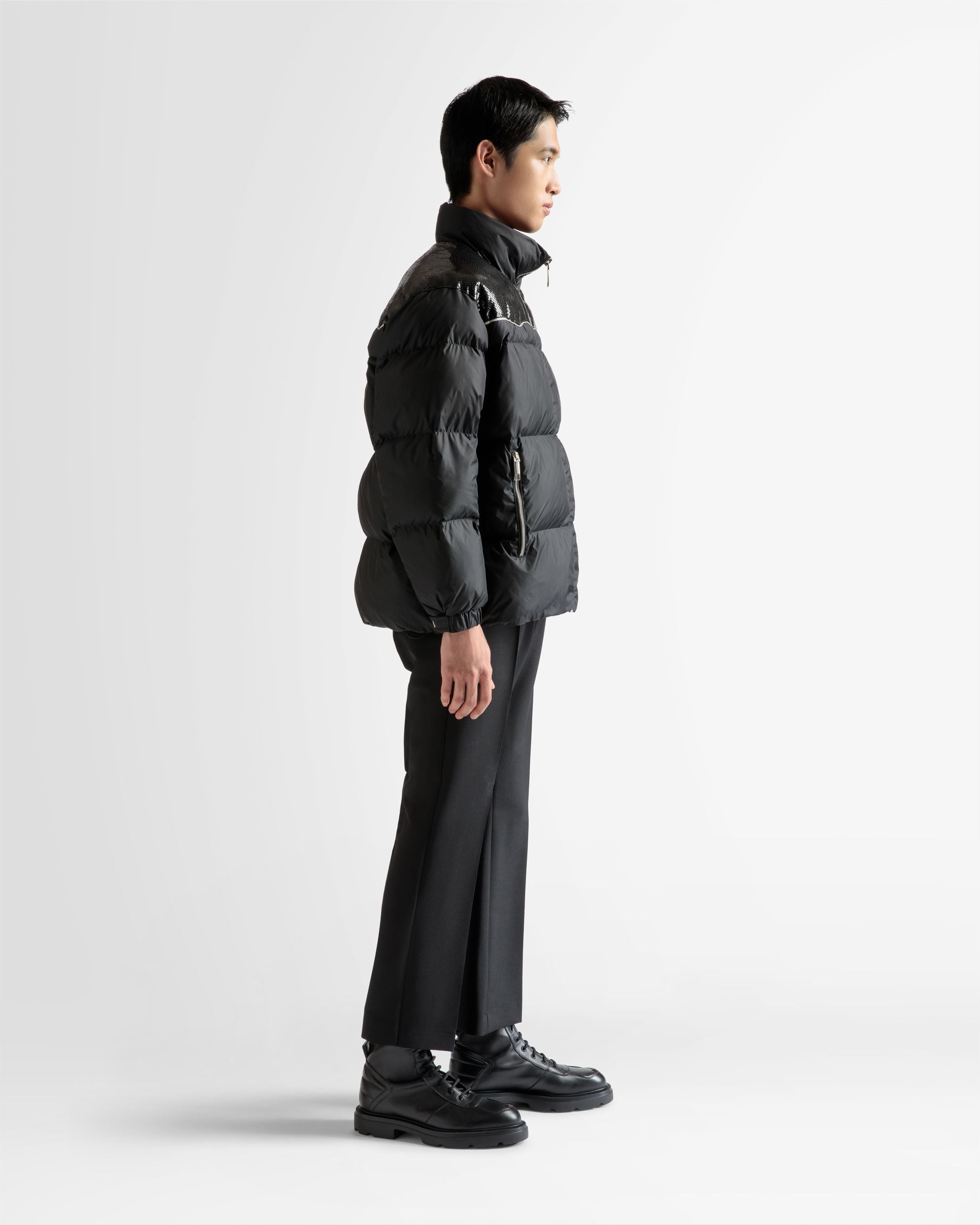 Plumífero De Nailon Negro - Hombre - Bally - 05