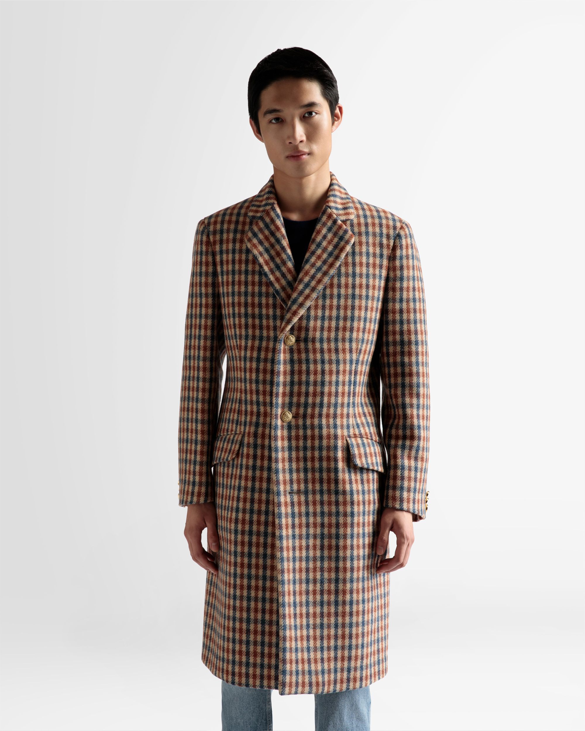 Abrigo De Cuadros - Hombre - Bally - 03
