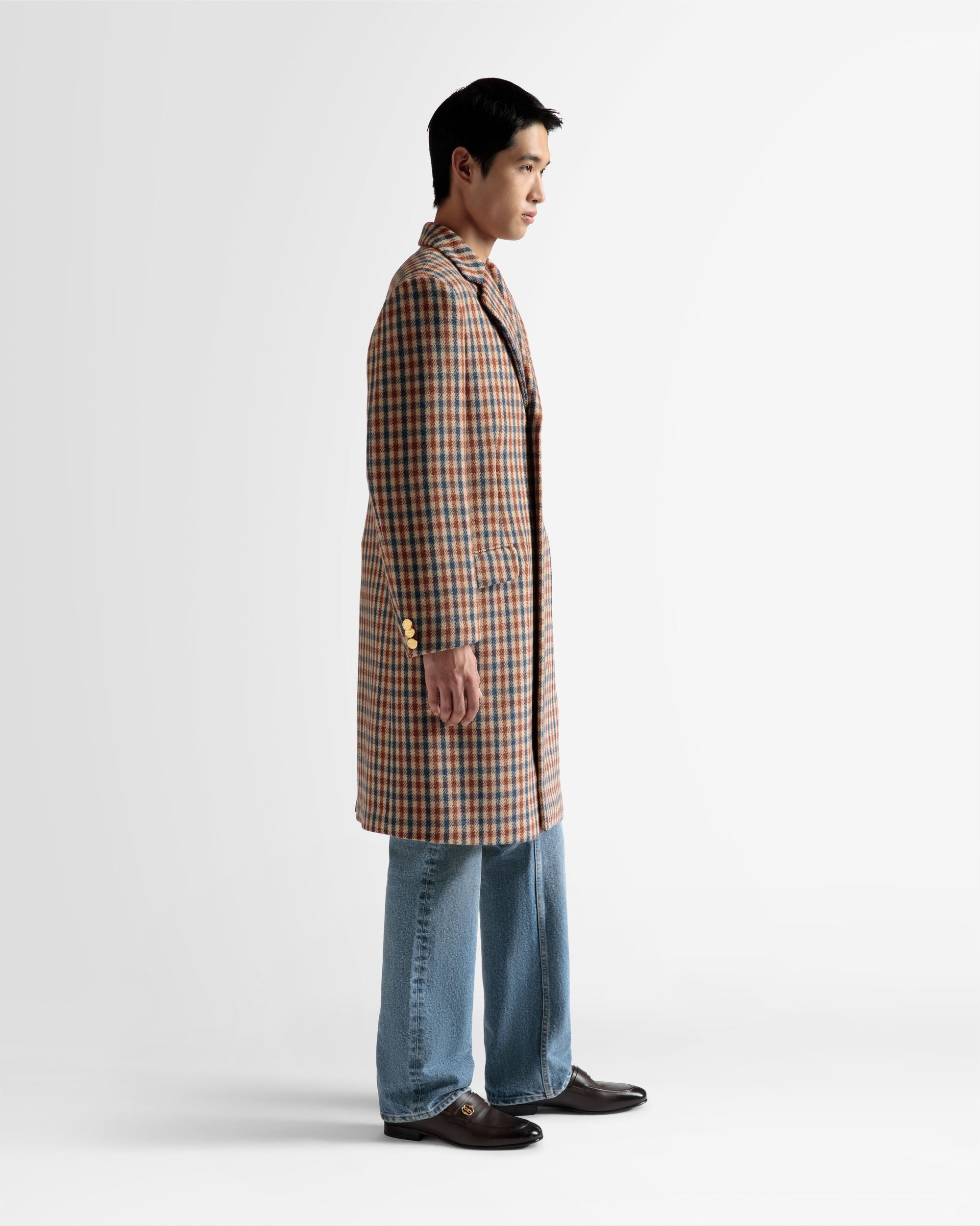 Abrigo De Cuadros - Hombre - Bally - 05