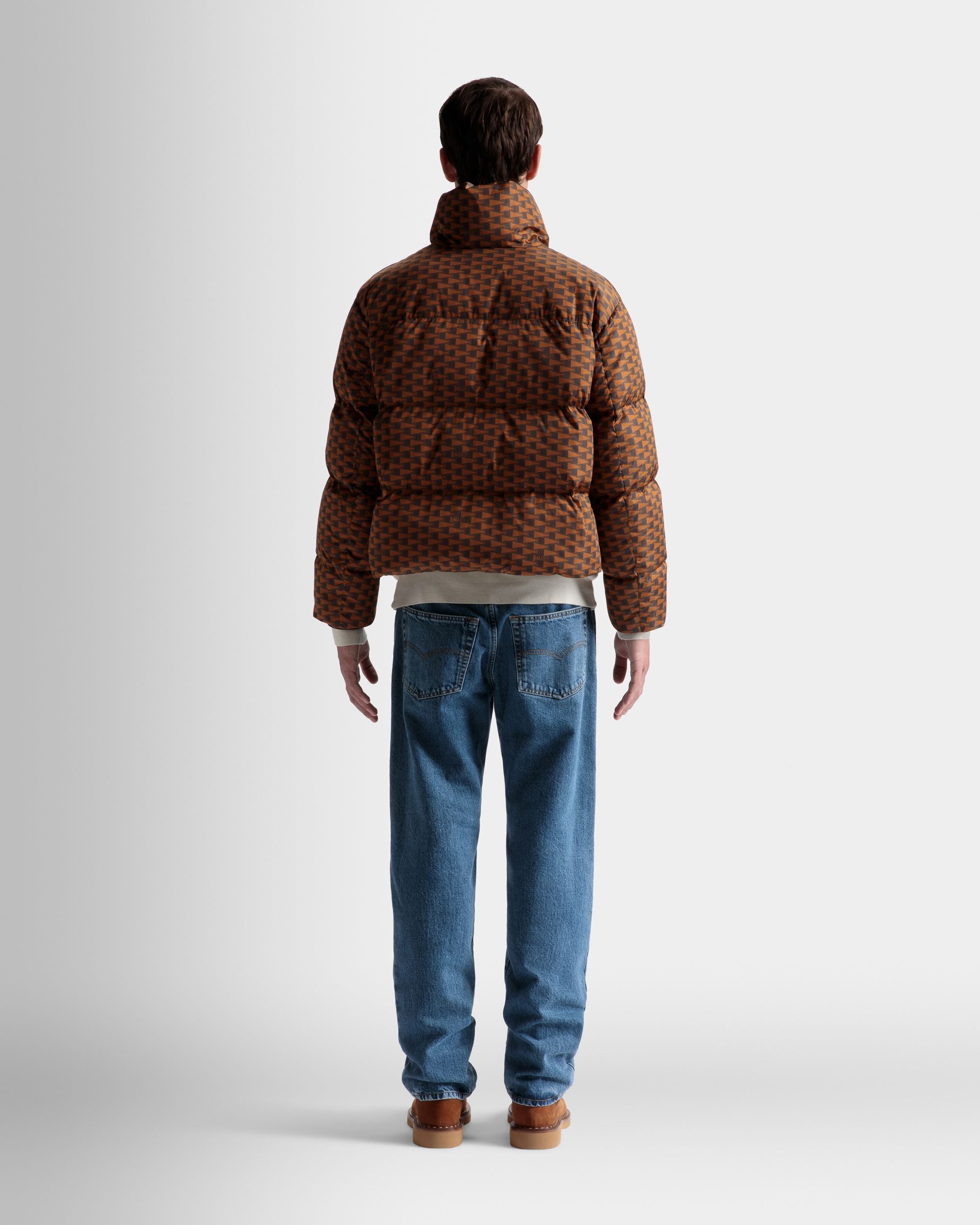 Plumífero De Nailon Marrón - Hombre - Bally - 06