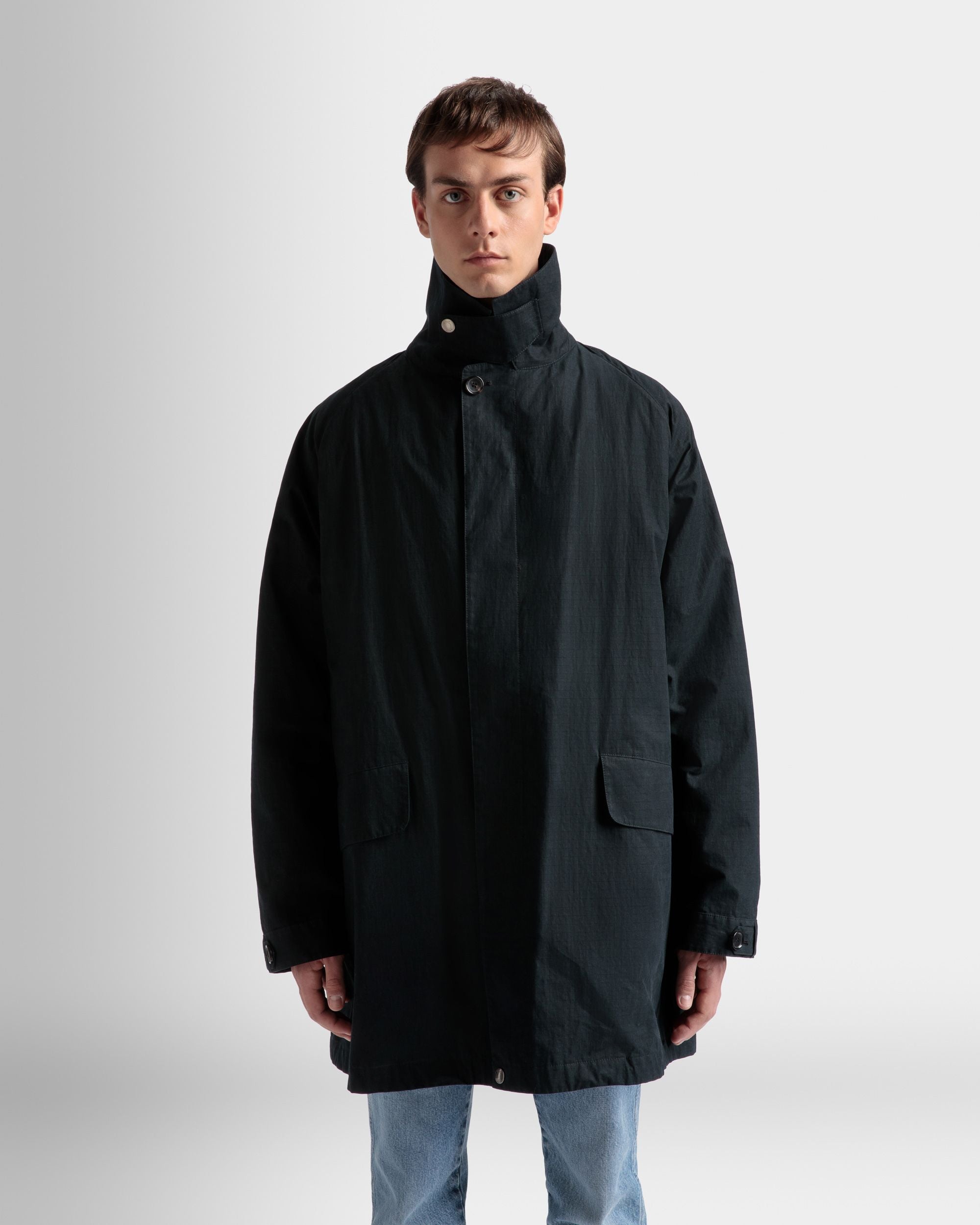 Sobretodo De Poliamida En Negro - Hombre - Bally - 03