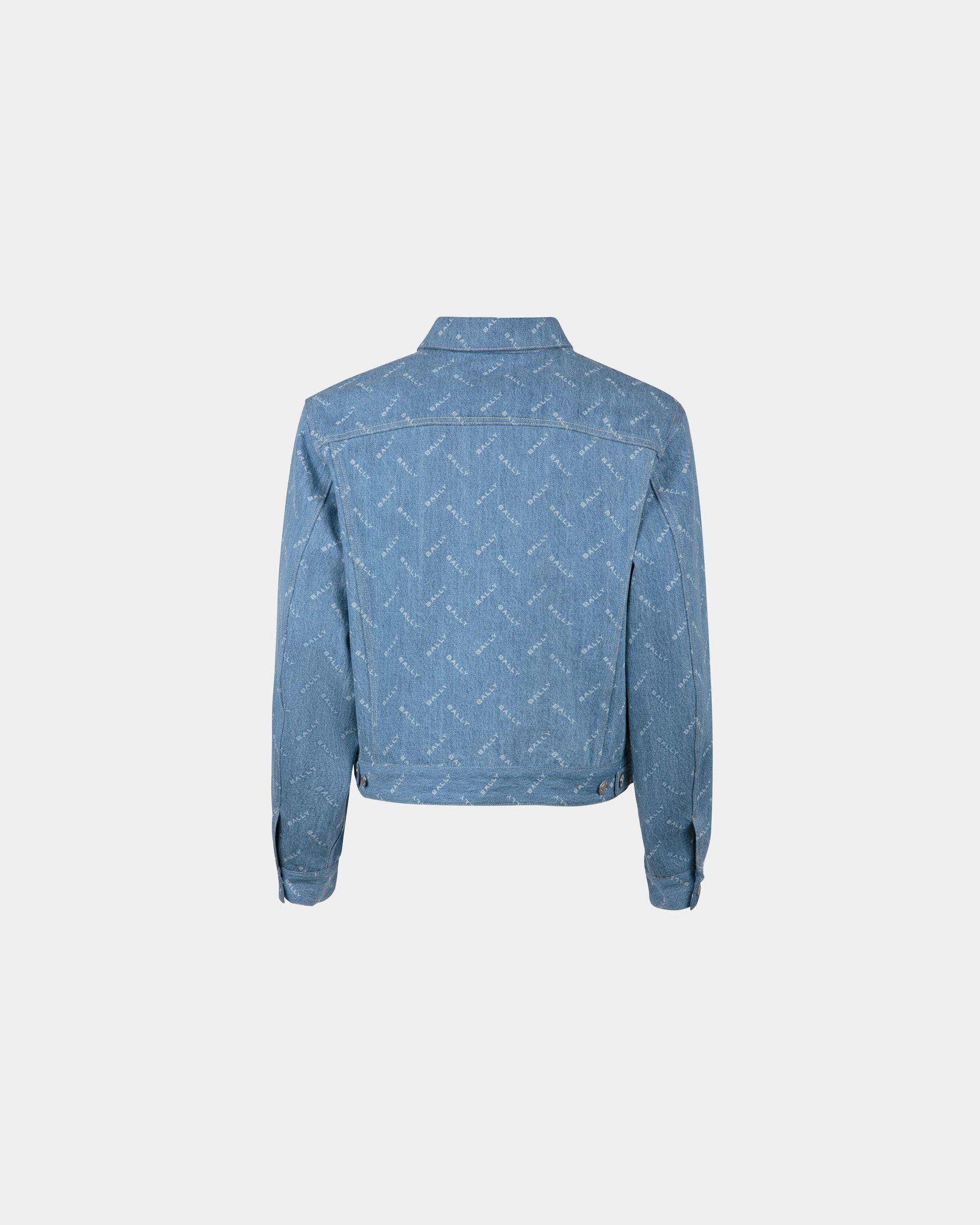 Denim Jacket In Light Blue Cotton - Men's - Bally - 07