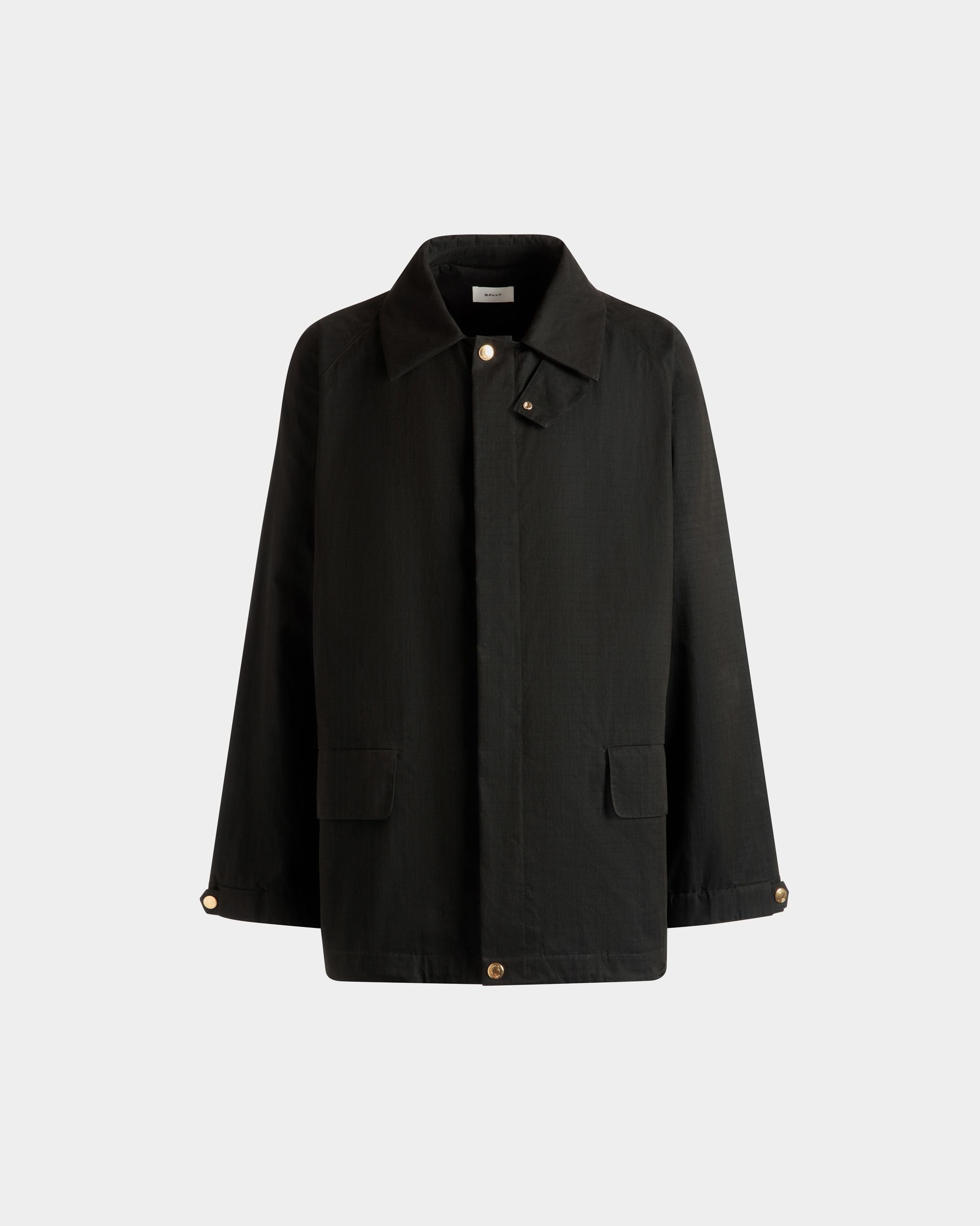 Parka in Black Nylon - Men's - Bally - 01