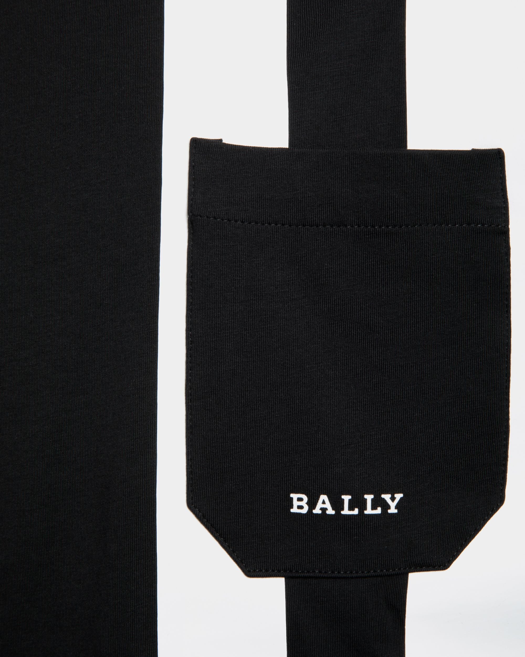 T-Shirt In Black Cotton - Men's - Bally - 02