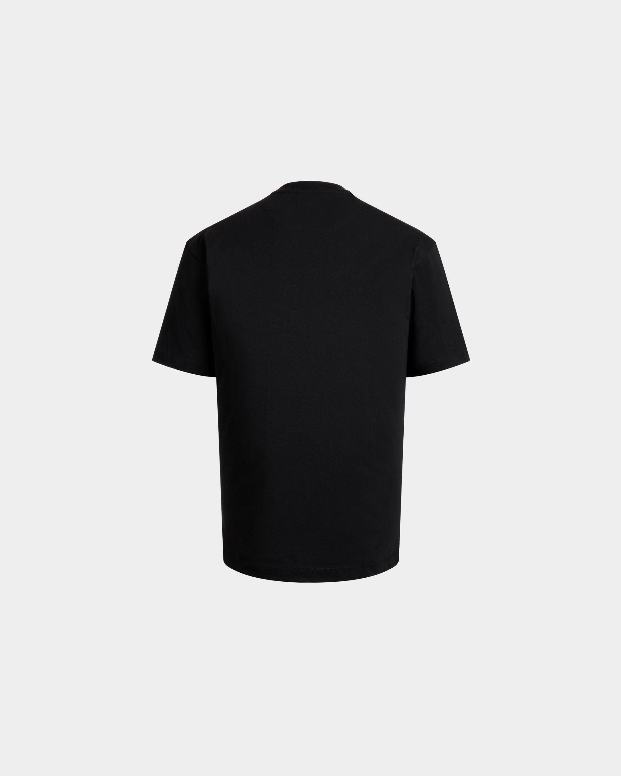 T-Shirt In Black Cotton - Men's - Bally - 03