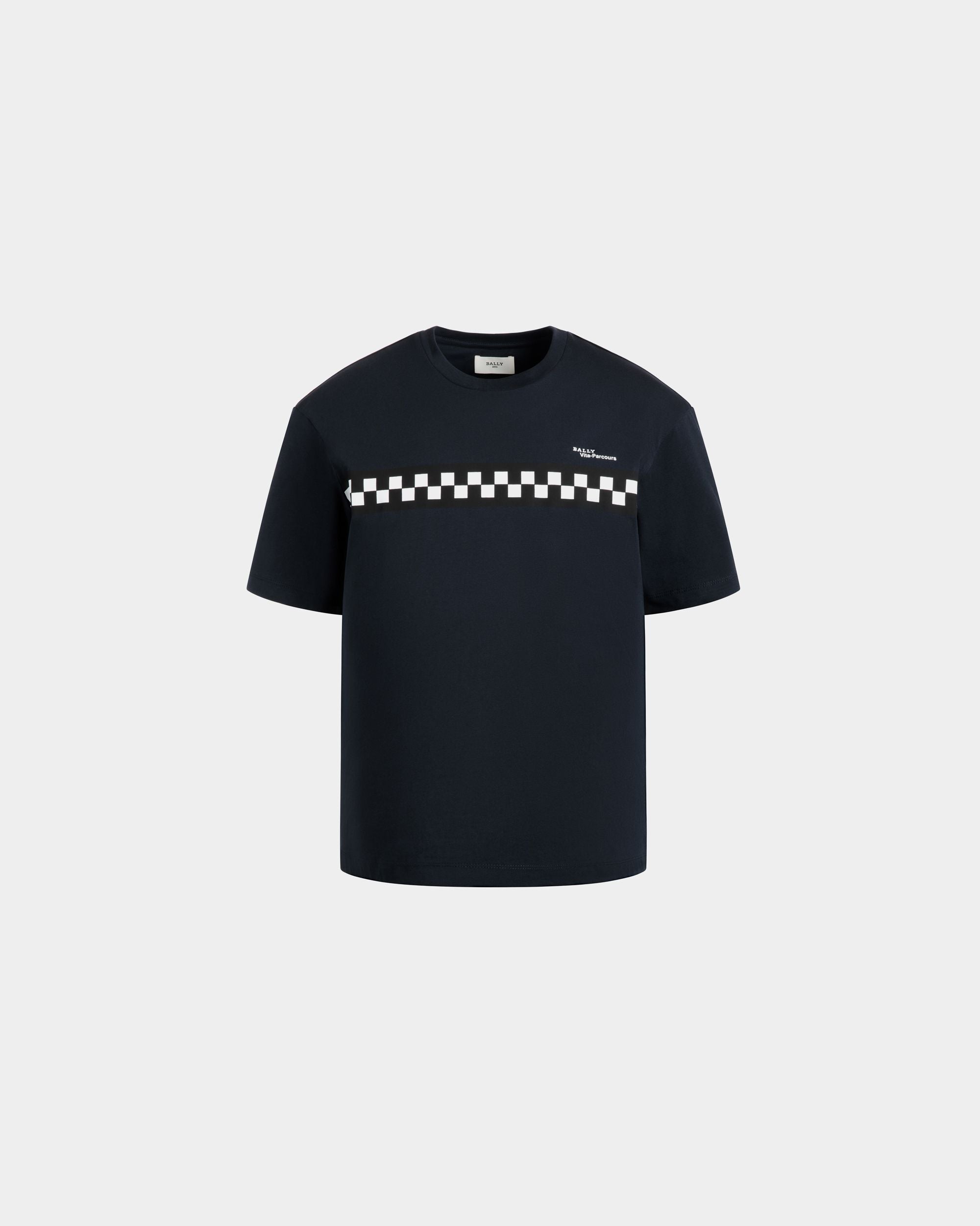 T-Shirt In White Cotton - Men's - Bally - 01