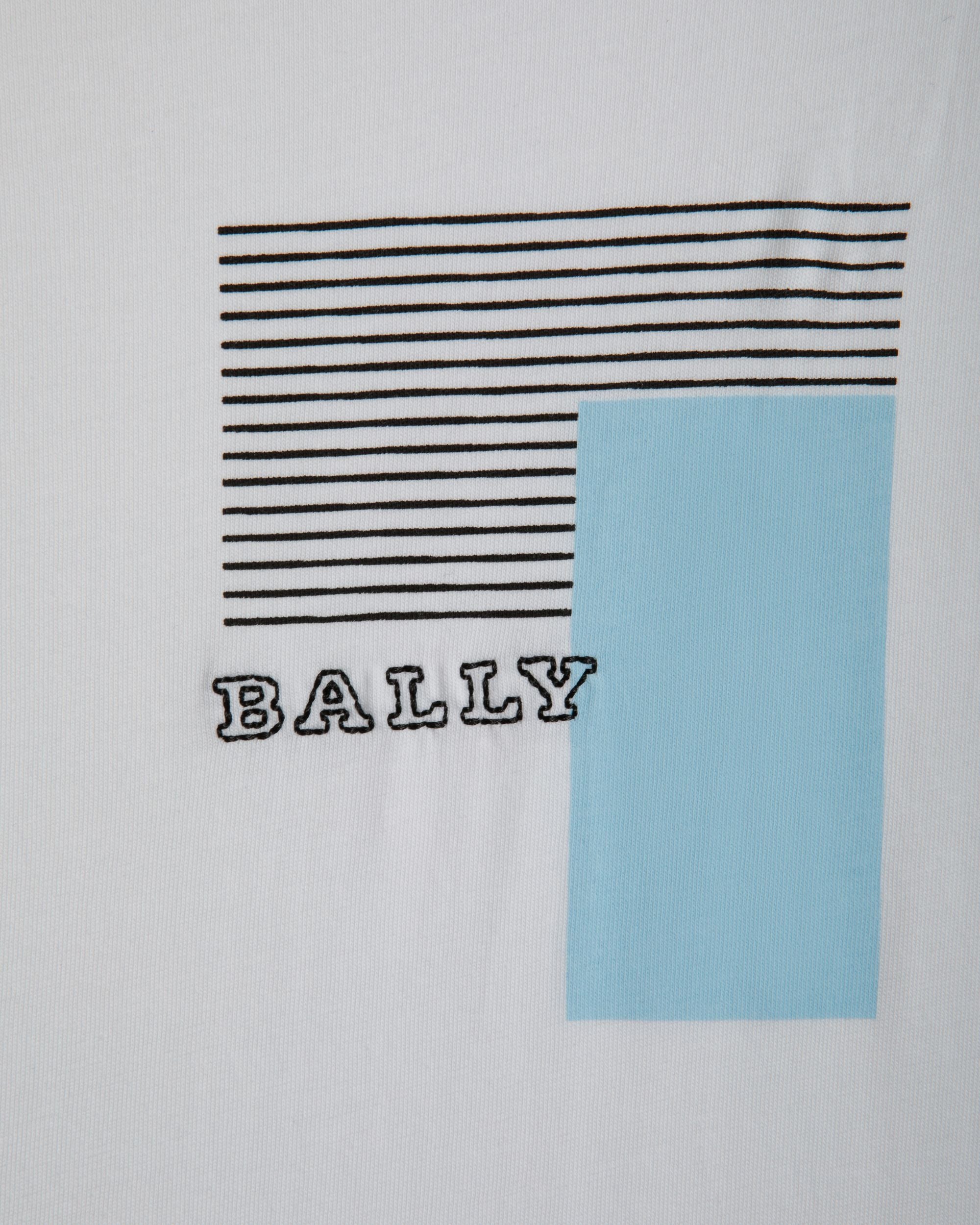 T-Shirt In White Cotton - Men's - Bally - 02