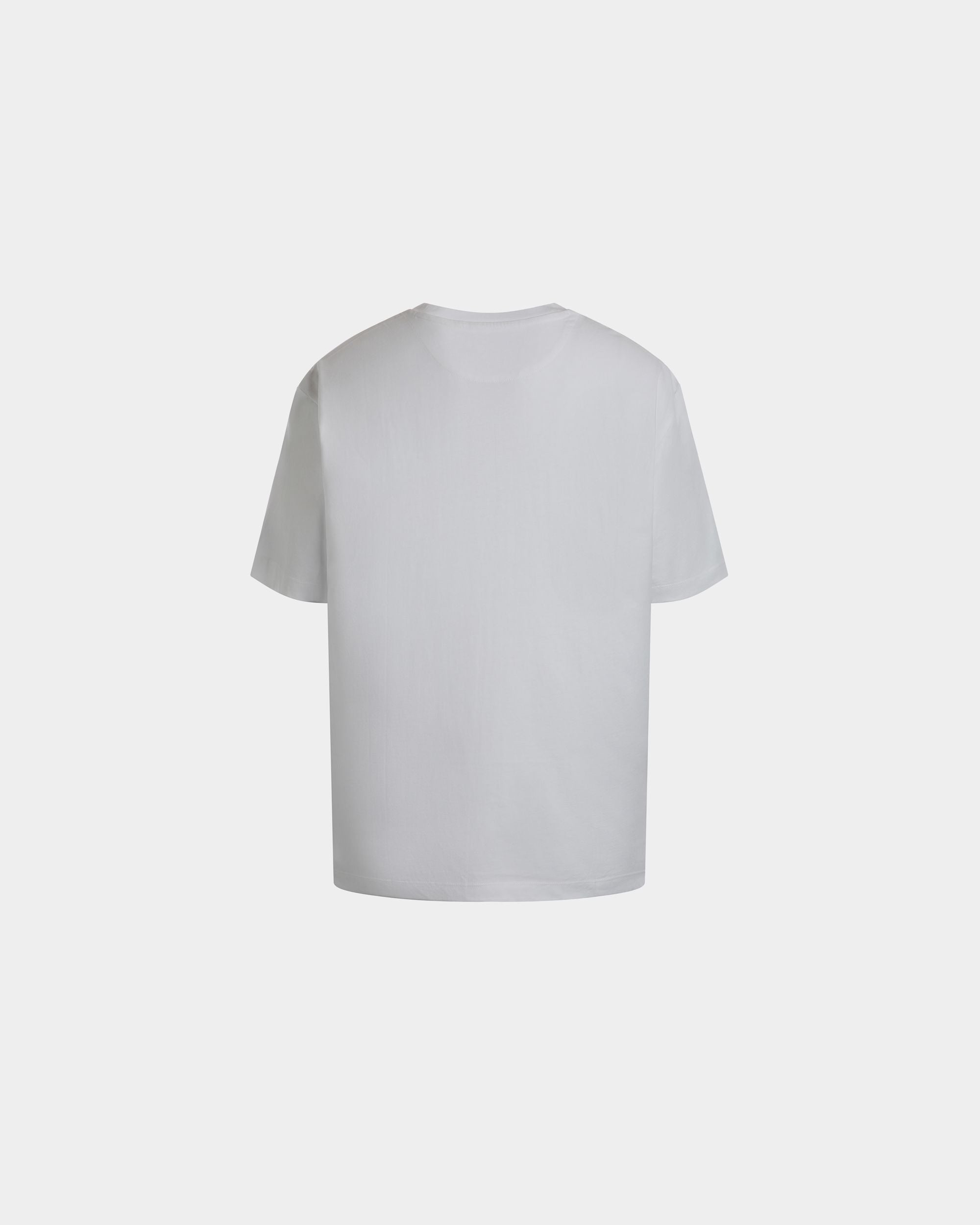 T-Shirt In White Cotton - Men's - Bally - 03