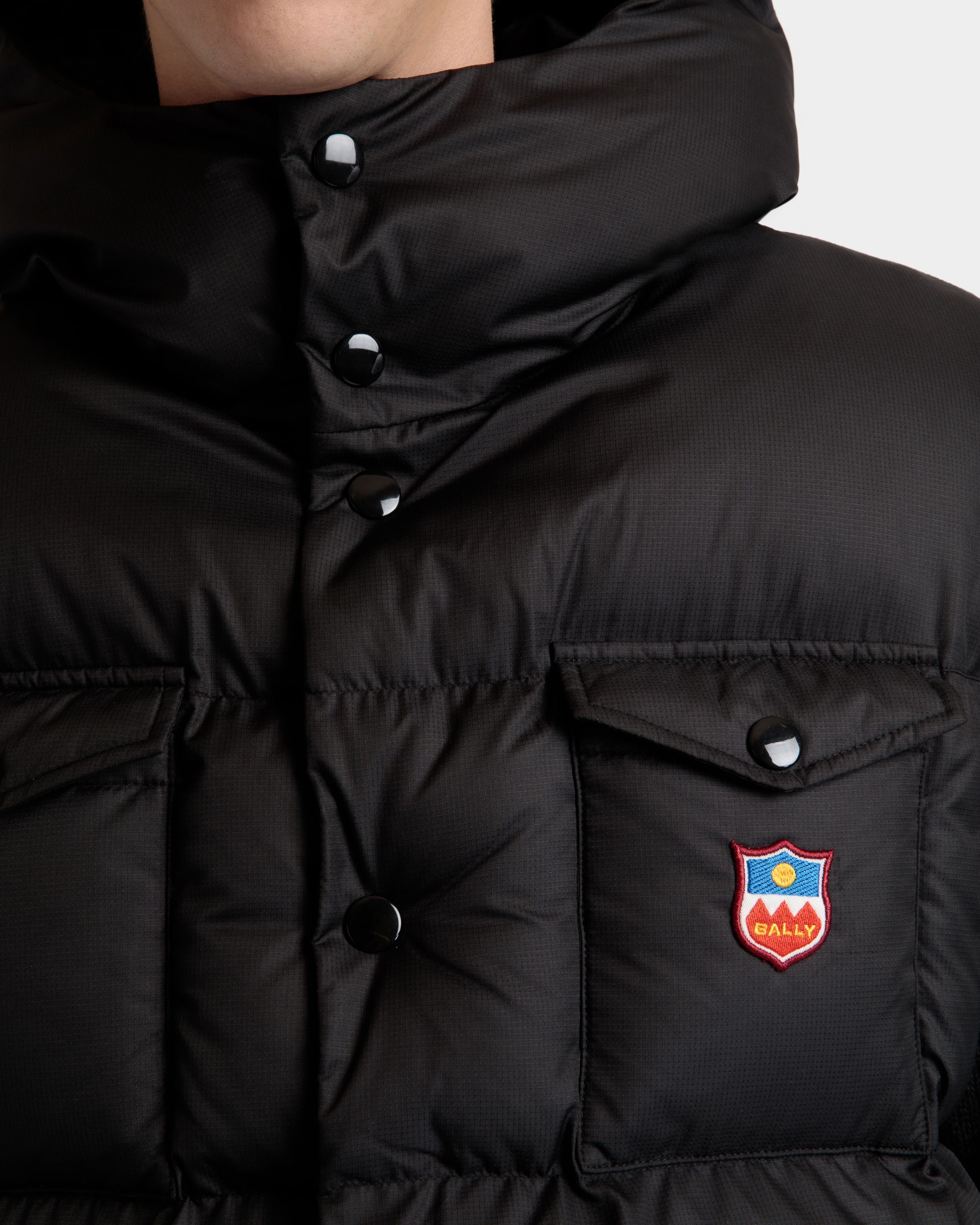 Puffer Gilet in Black Nylon - Men's - Bally - 04