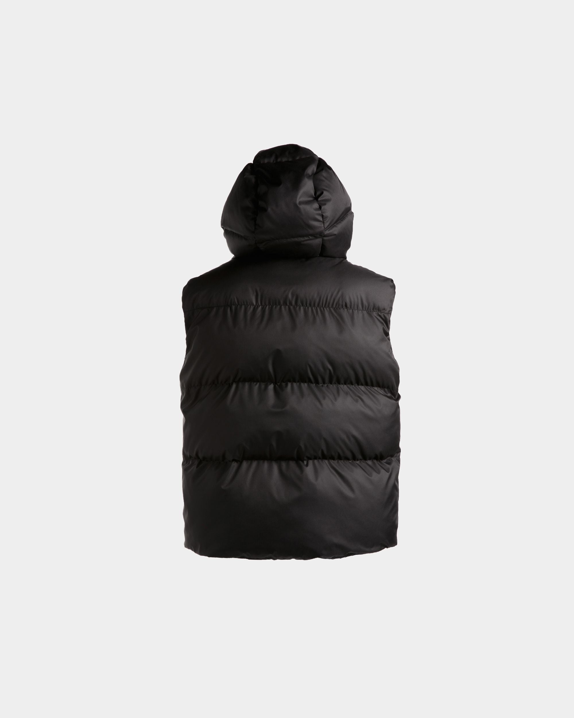 Puffer Gilet in Black Nylon - Men's - Bally - 08
