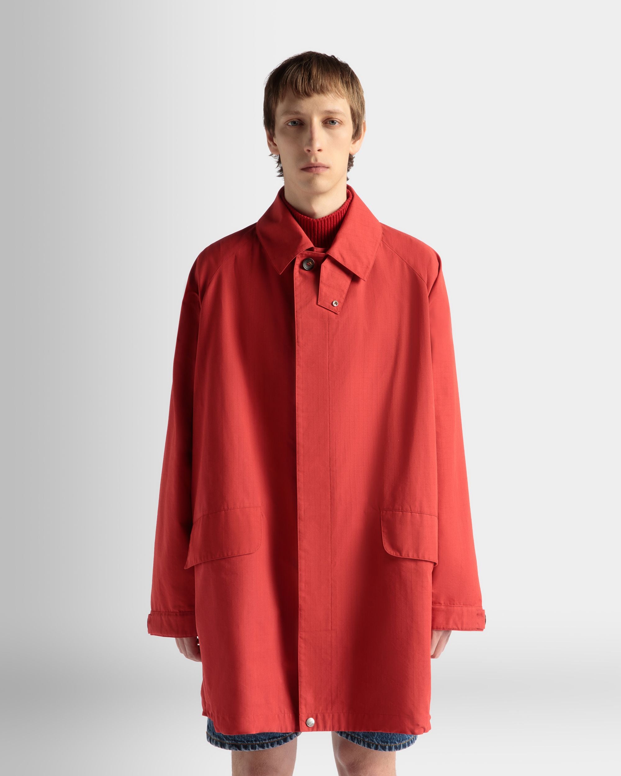 Abrigo De Nailon Candy Red - Hombre - Bally - 03