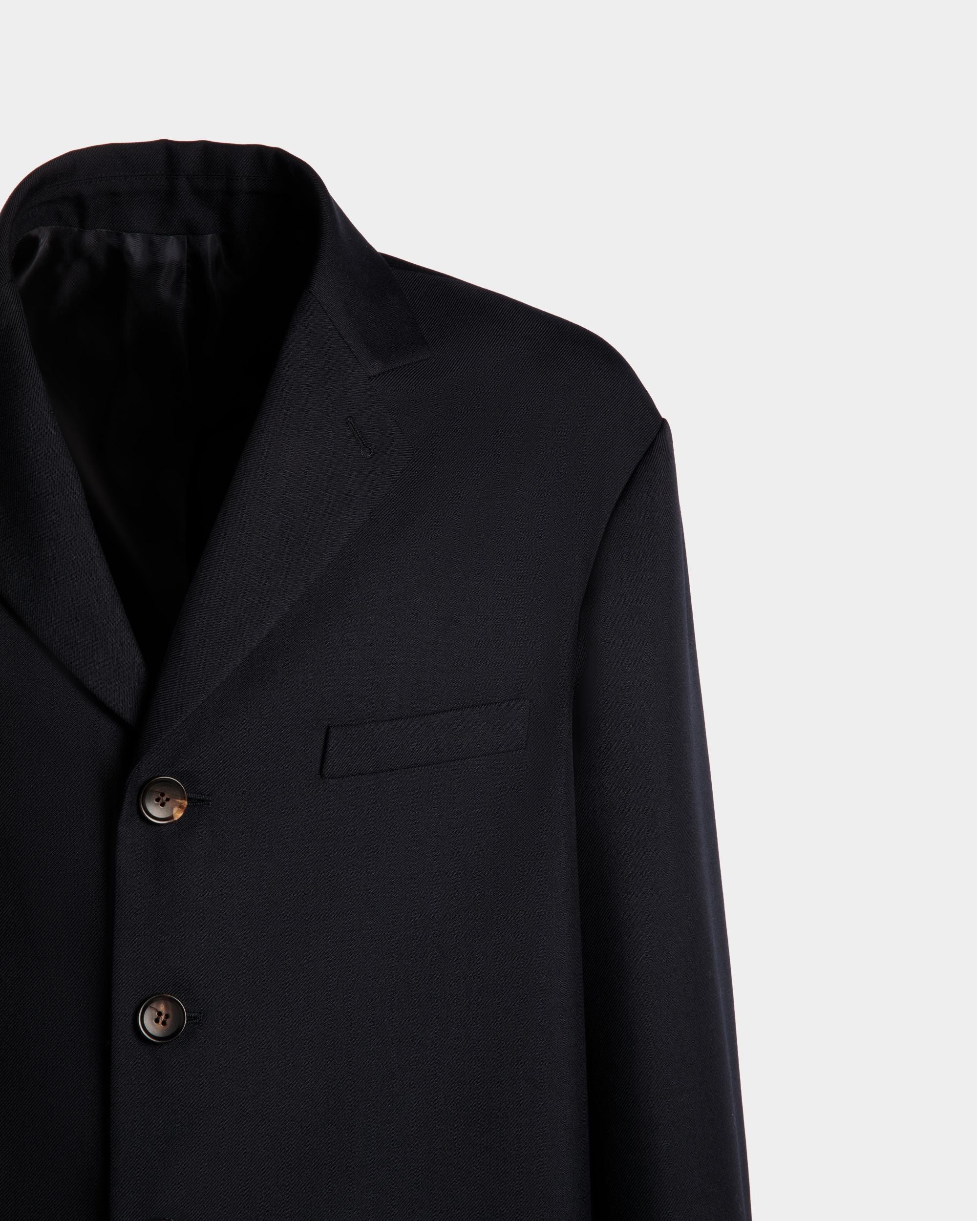 Chaqueta De Mezcla De Lana Navy Blue - Hombre - Bally - 07