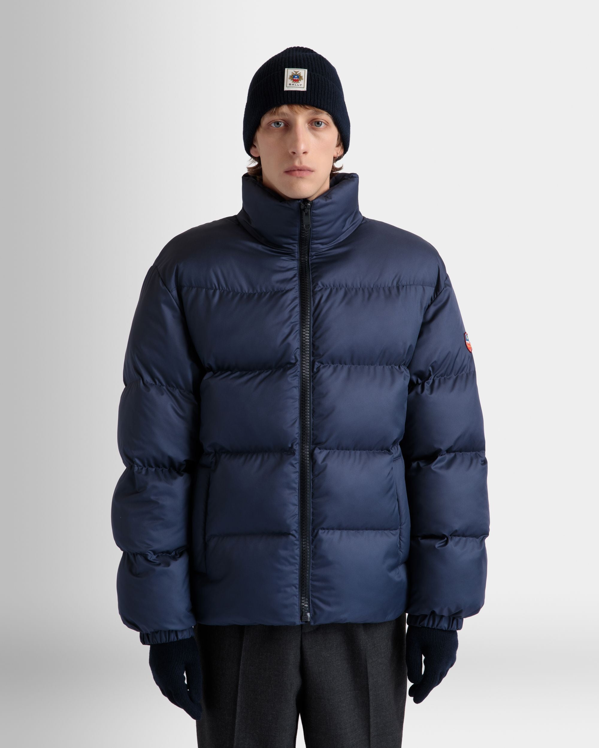 Plumífero De Nailon Navy Blue - Hombre - Bally - 03