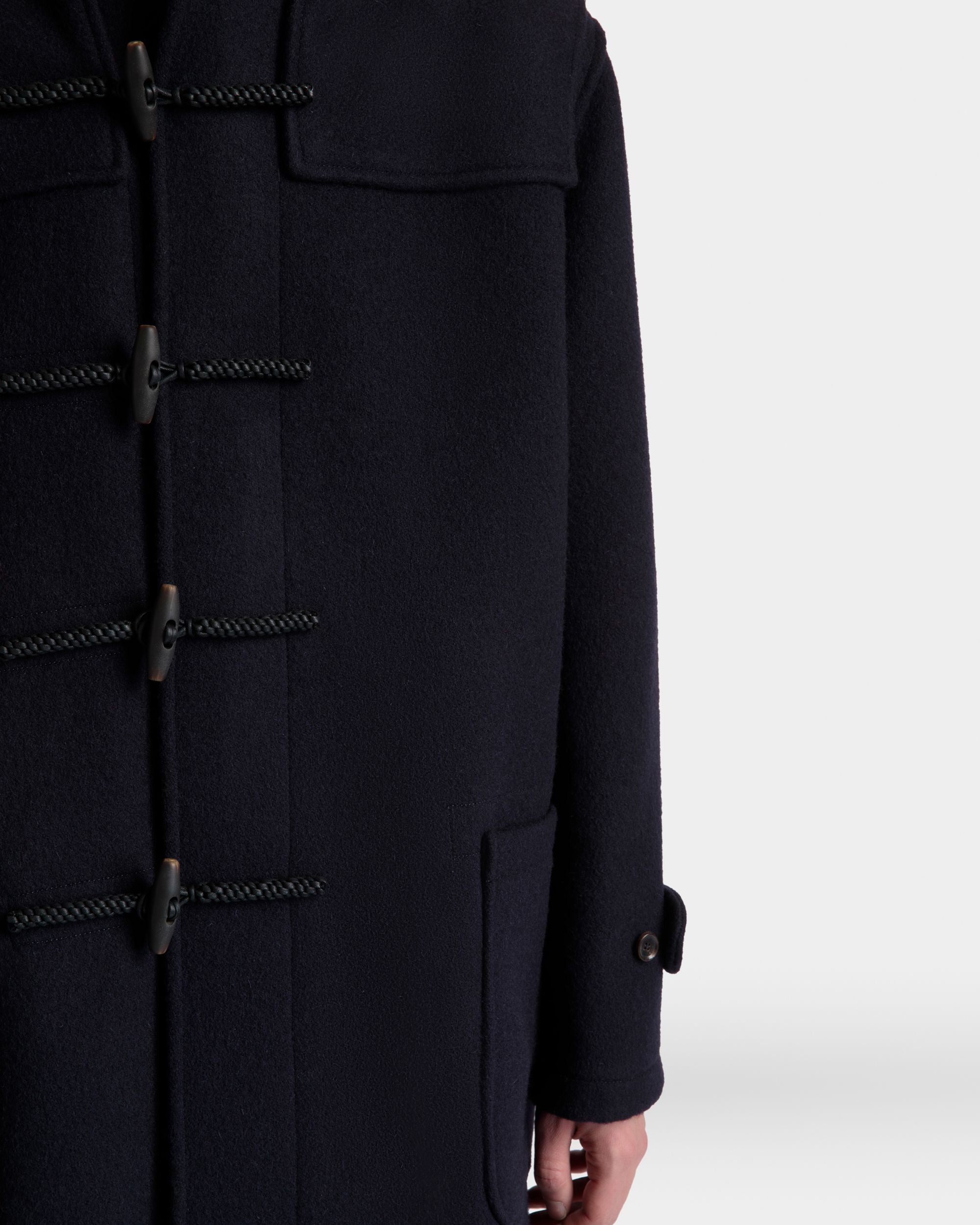 Abrigo Duffle De Lana Navy Blue - Hombre - Bally - 04